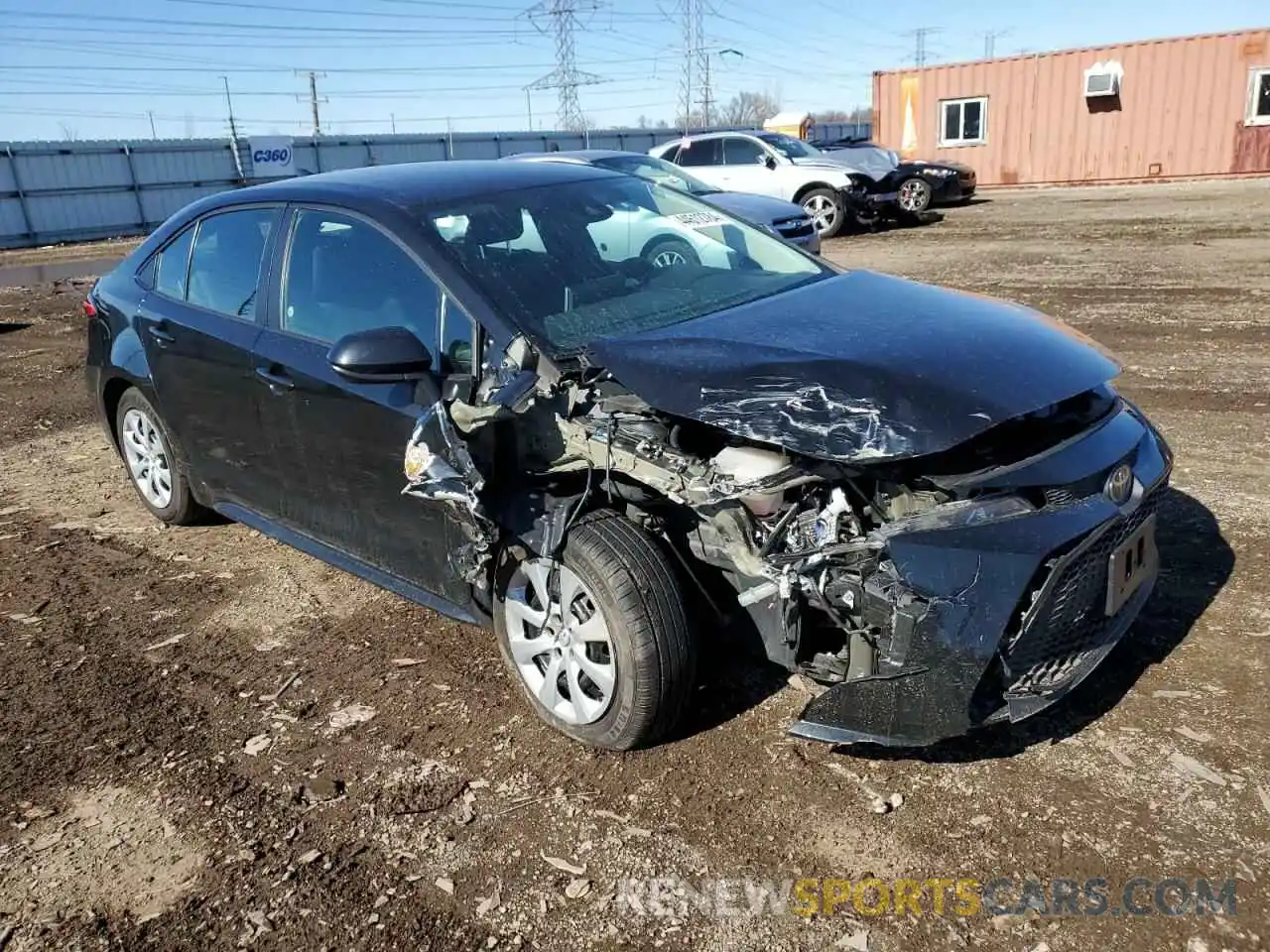 4 Фотография поврежденного автомобиля 5YFEPMAE5MP170692 TOYOTA COROLLA 2021