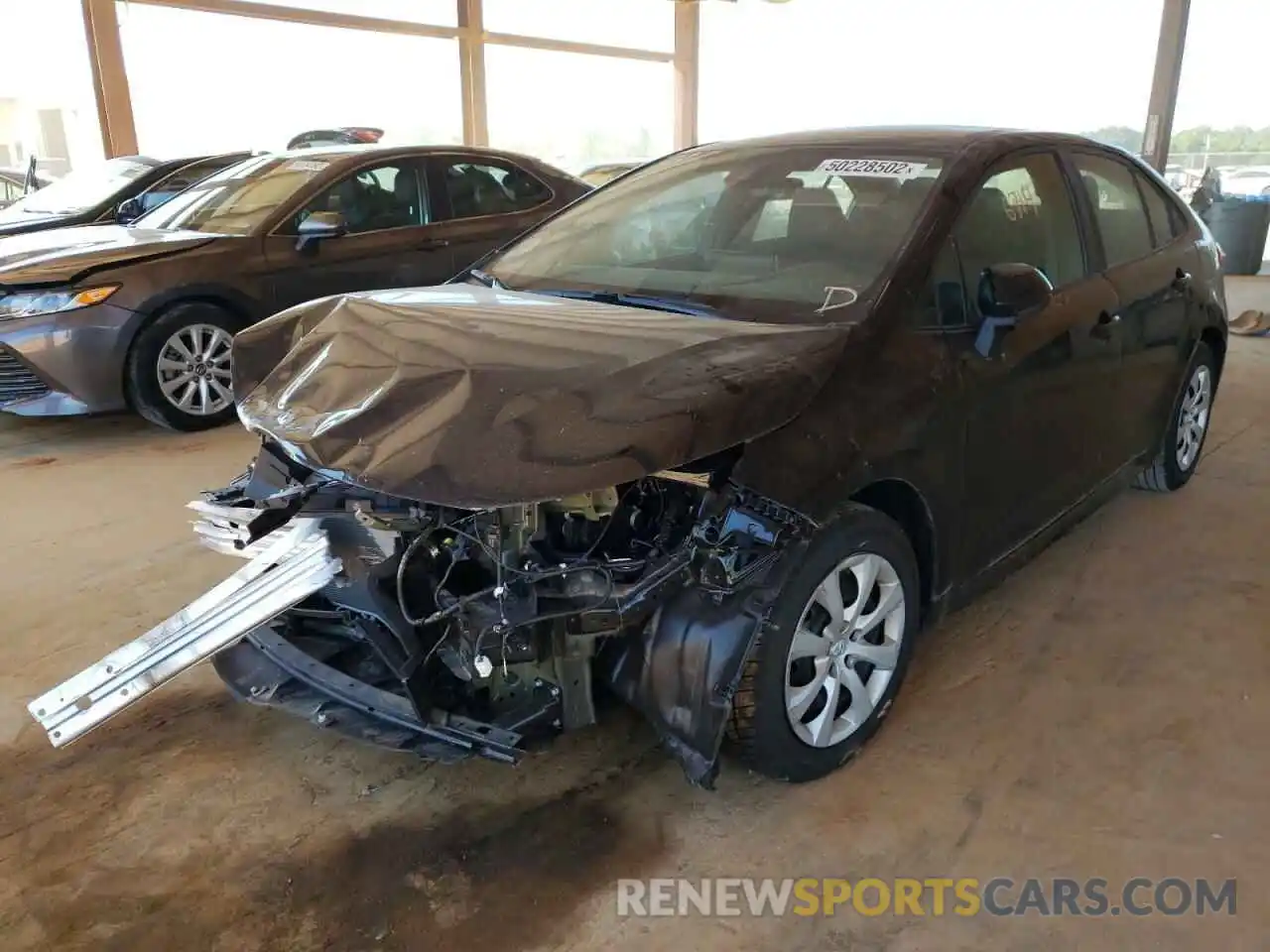 2 Photograph of a damaged car 5YFEPMAE5MP171082 TOYOTA COROLLA 2021