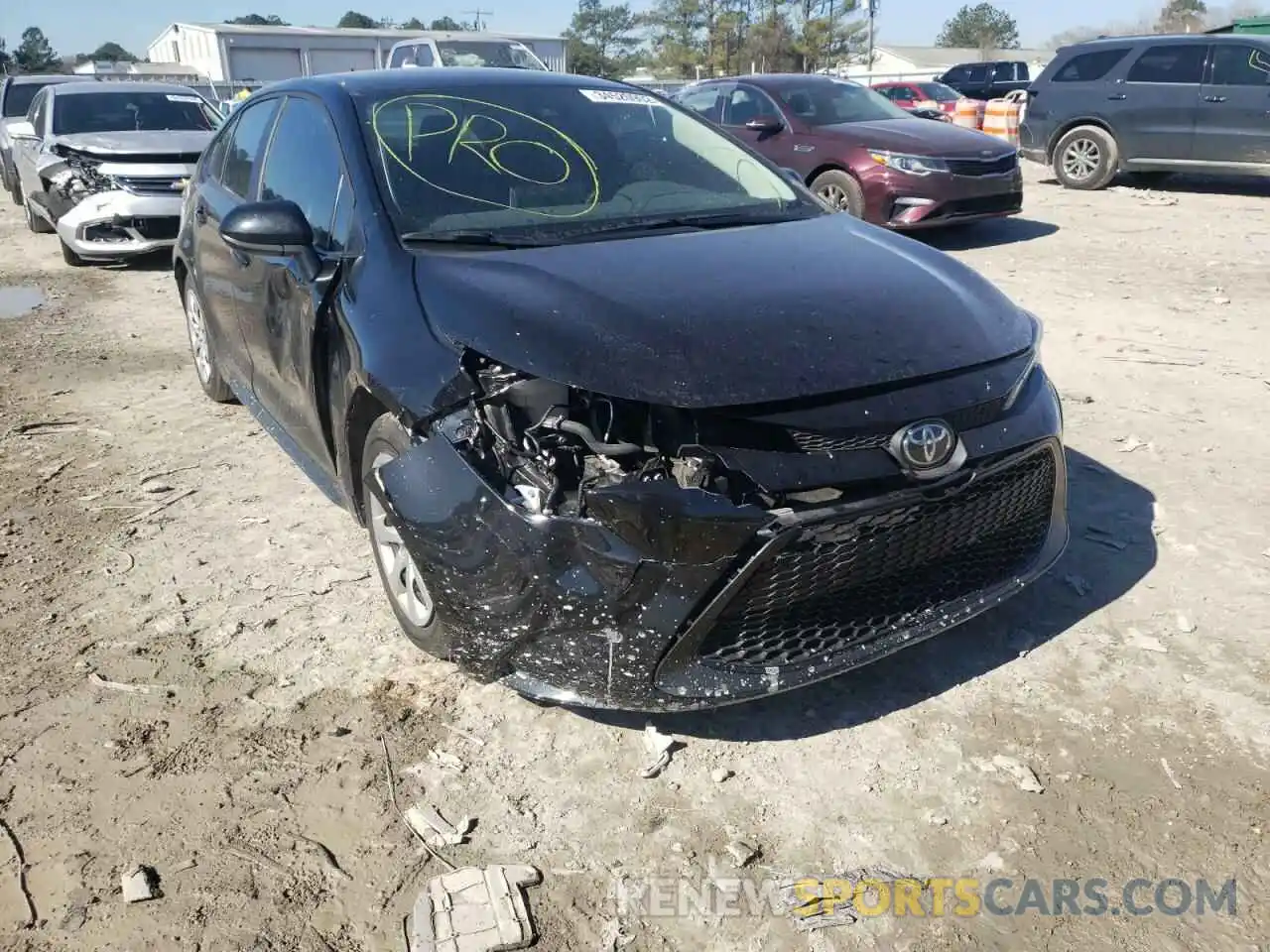 1 Photograph of a damaged car 5YFEPMAE5MP171292 TOYOTA COROLLA 2021