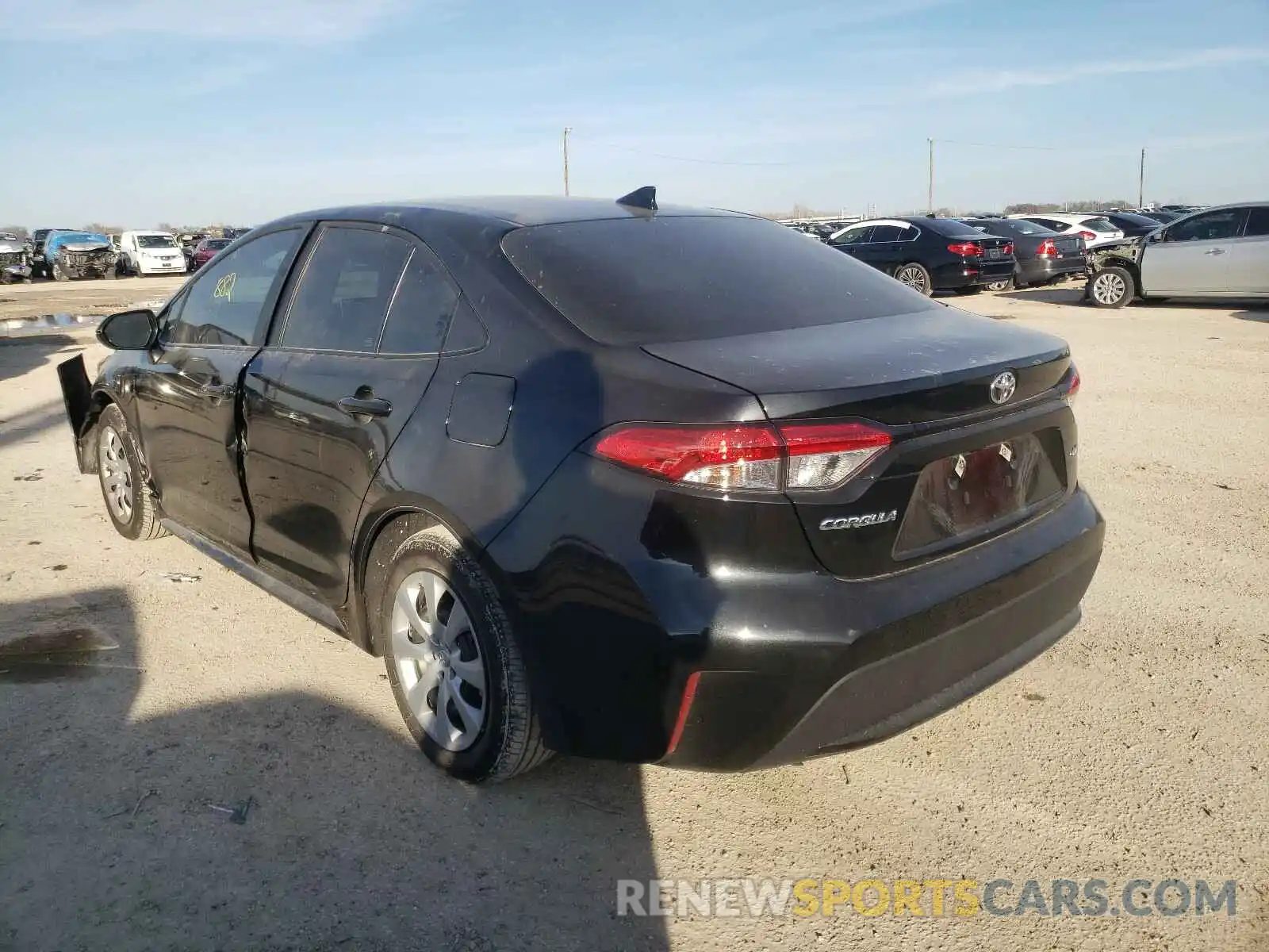 3 Photograph of a damaged car 5YFEPMAE5MP171342 TOYOTA COROLLA 2021