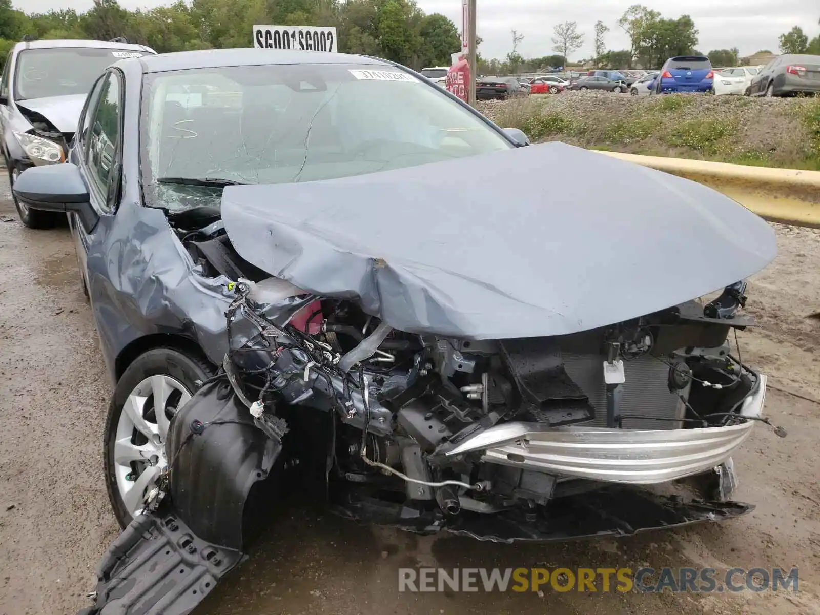 9 Photograph of a damaged car 5YFEPMAE5MP171745 TOYOTA COROLLA 2021