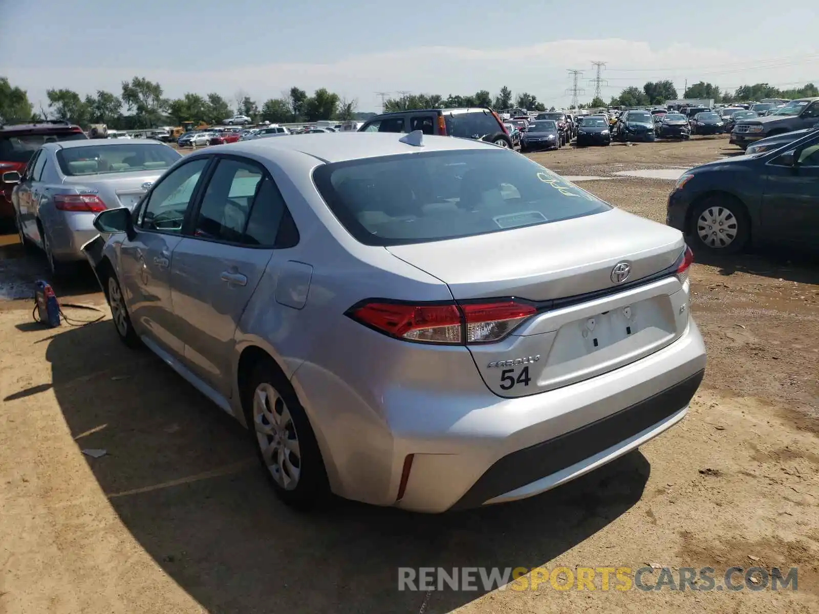 3 Photograph of a damaged car 5YFEPMAE5MP171874 TOYOTA COROLLA 2021