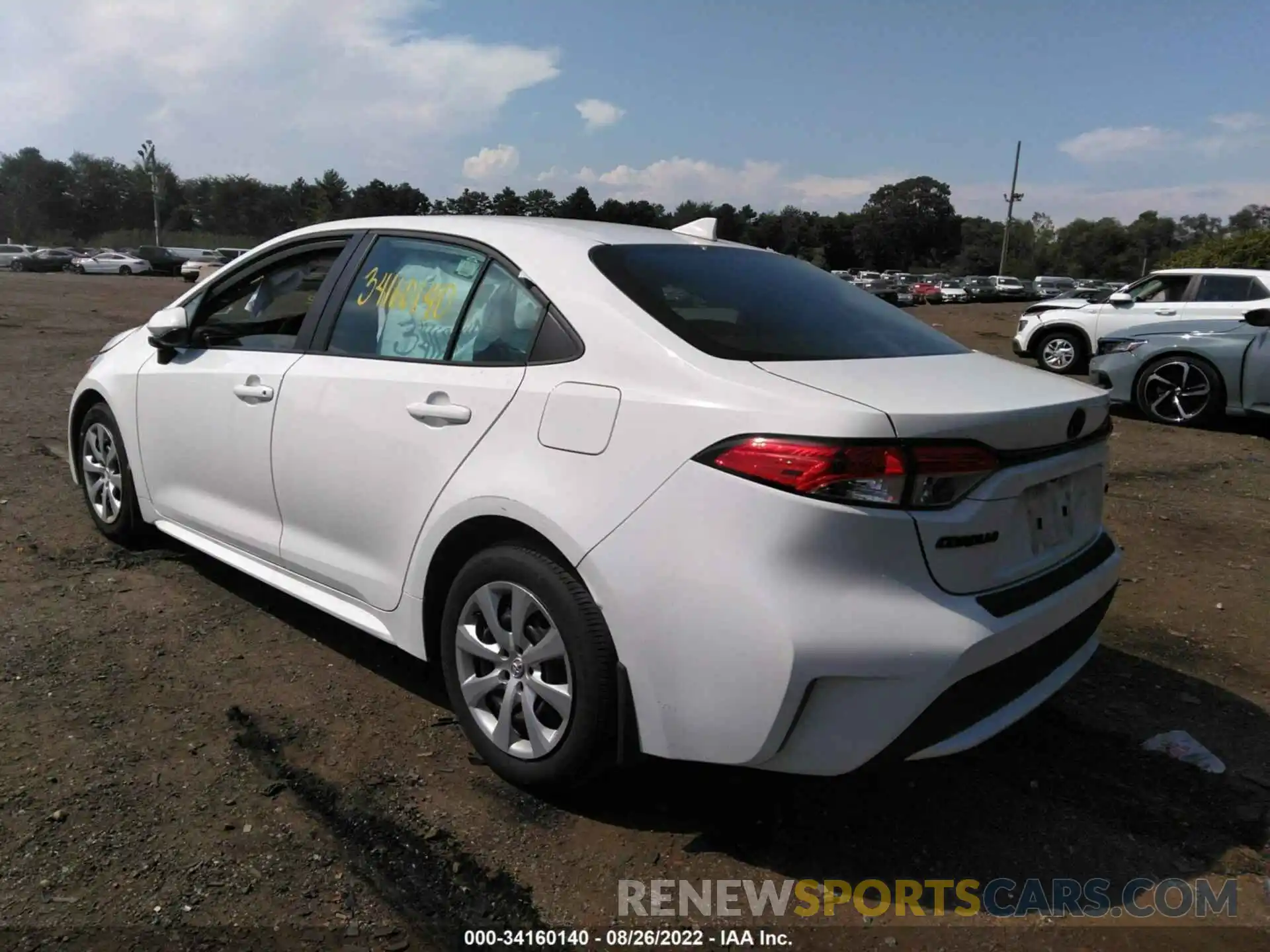 3 Photograph of a damaged car 5YFEPMAE5MP172426 TOYOTA COROLLA 2021