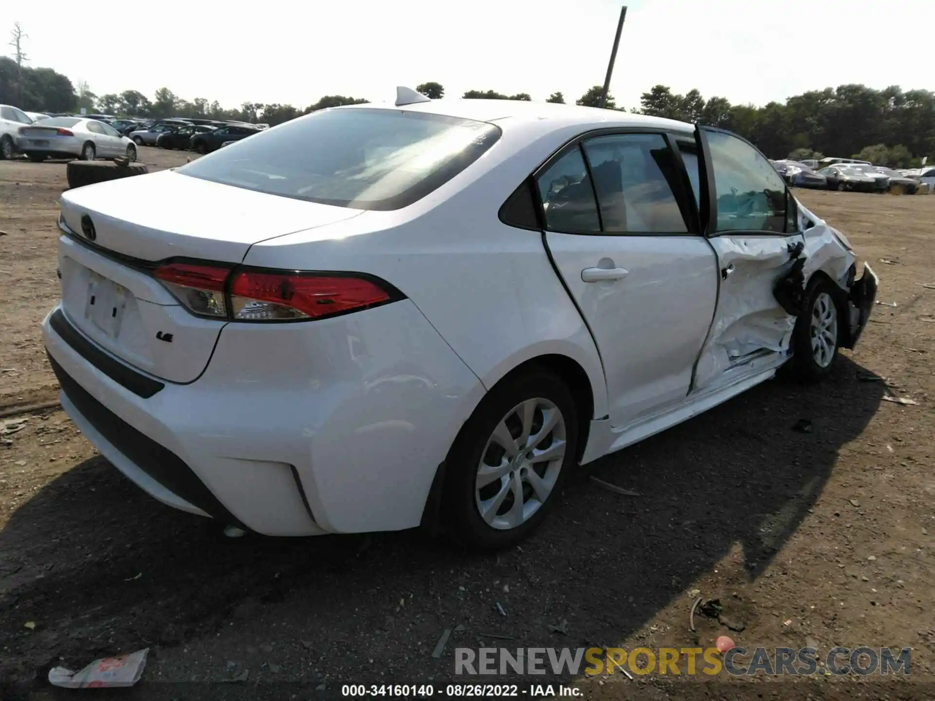 4 Photograph of a damaged car 5YFEPMAE5MP172426 TOYOTA COROLLA 2021