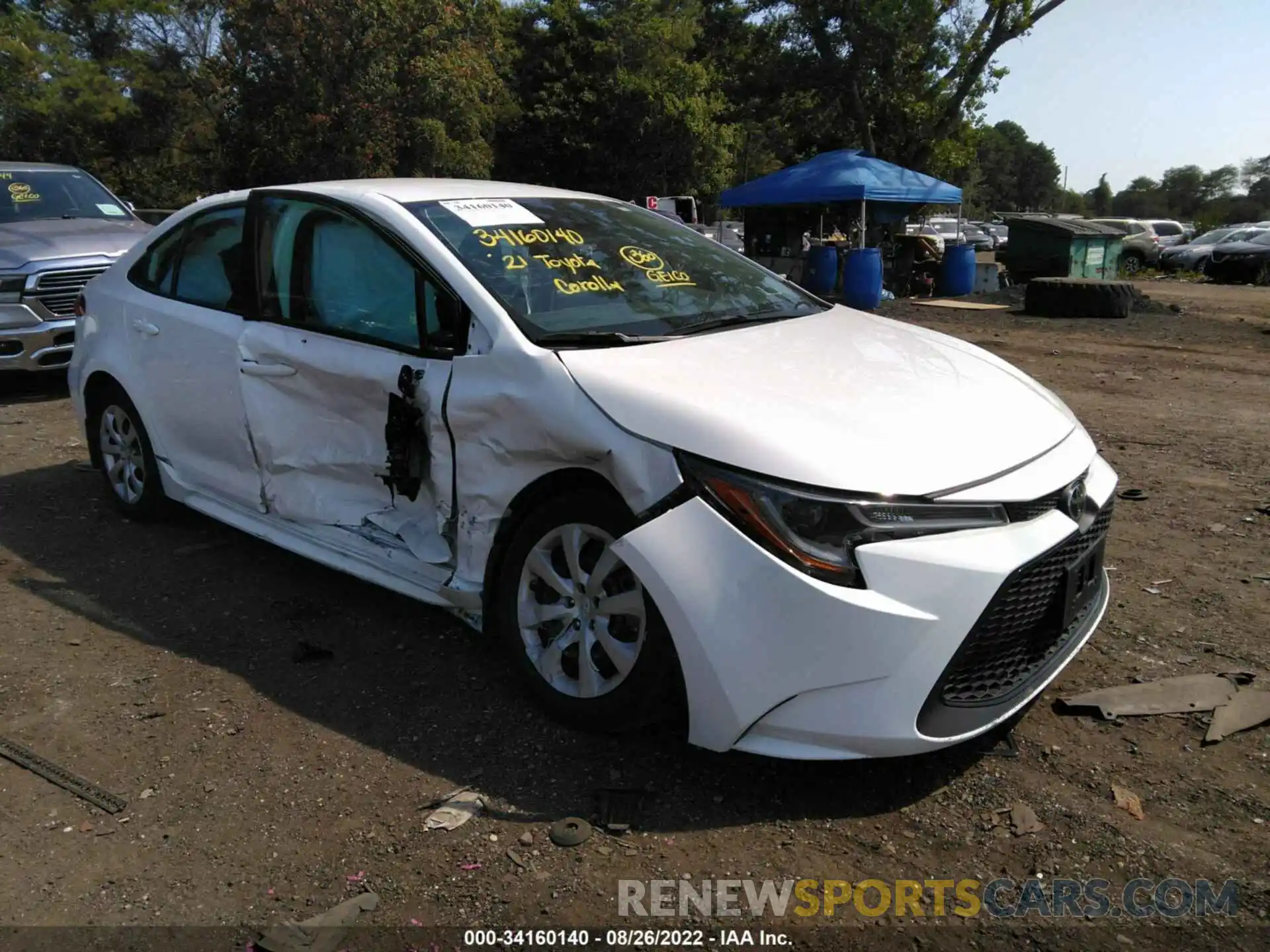 6 Photograph of a damaged car 5YFEPMAE5MP172426 TOYOTA COROLLA 2021