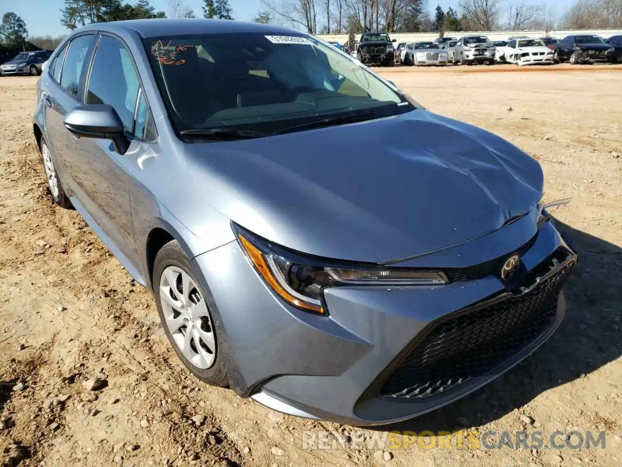 1 Photograph of a damaged car 5YFEPMAE5MP172717 TOYOTA COROLLA 2021