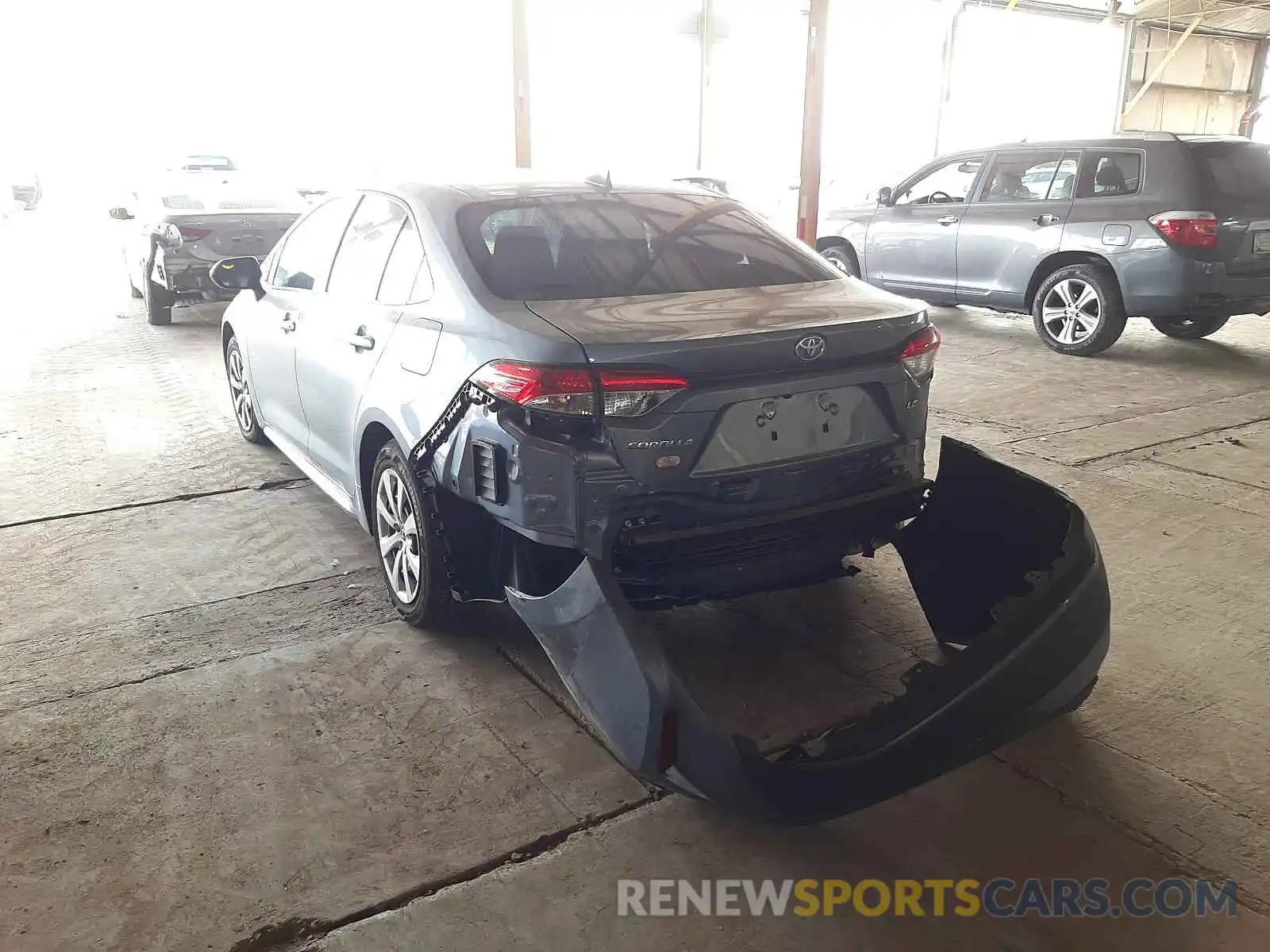 3 Photograph of a damaged car 5YFEPMAE5MP173866 TOYOTA COROLLA 2021