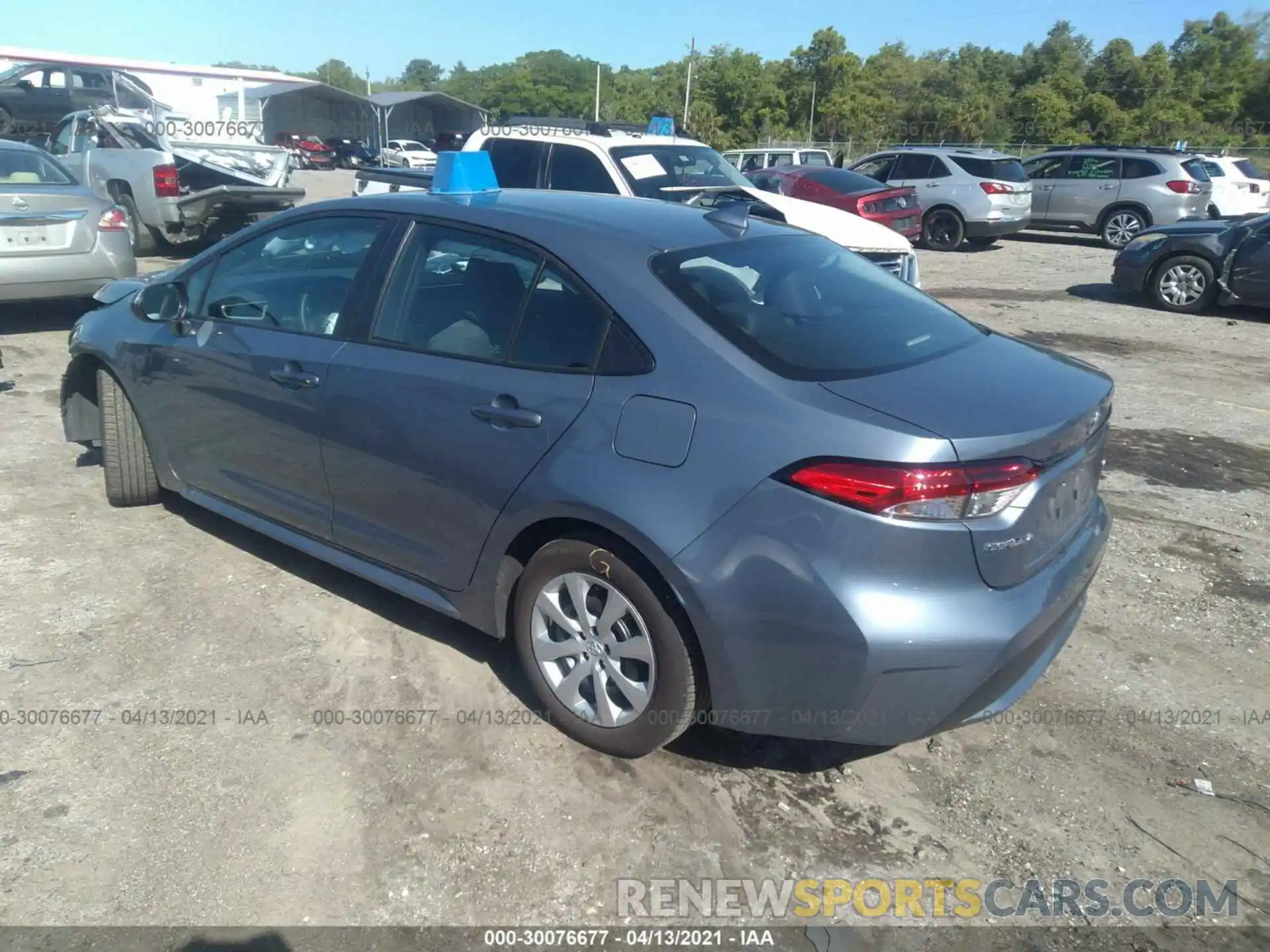 3 Photograph of a damaged car 5YFEPMAE5MP175374 TOYOTA COROLLA 2021