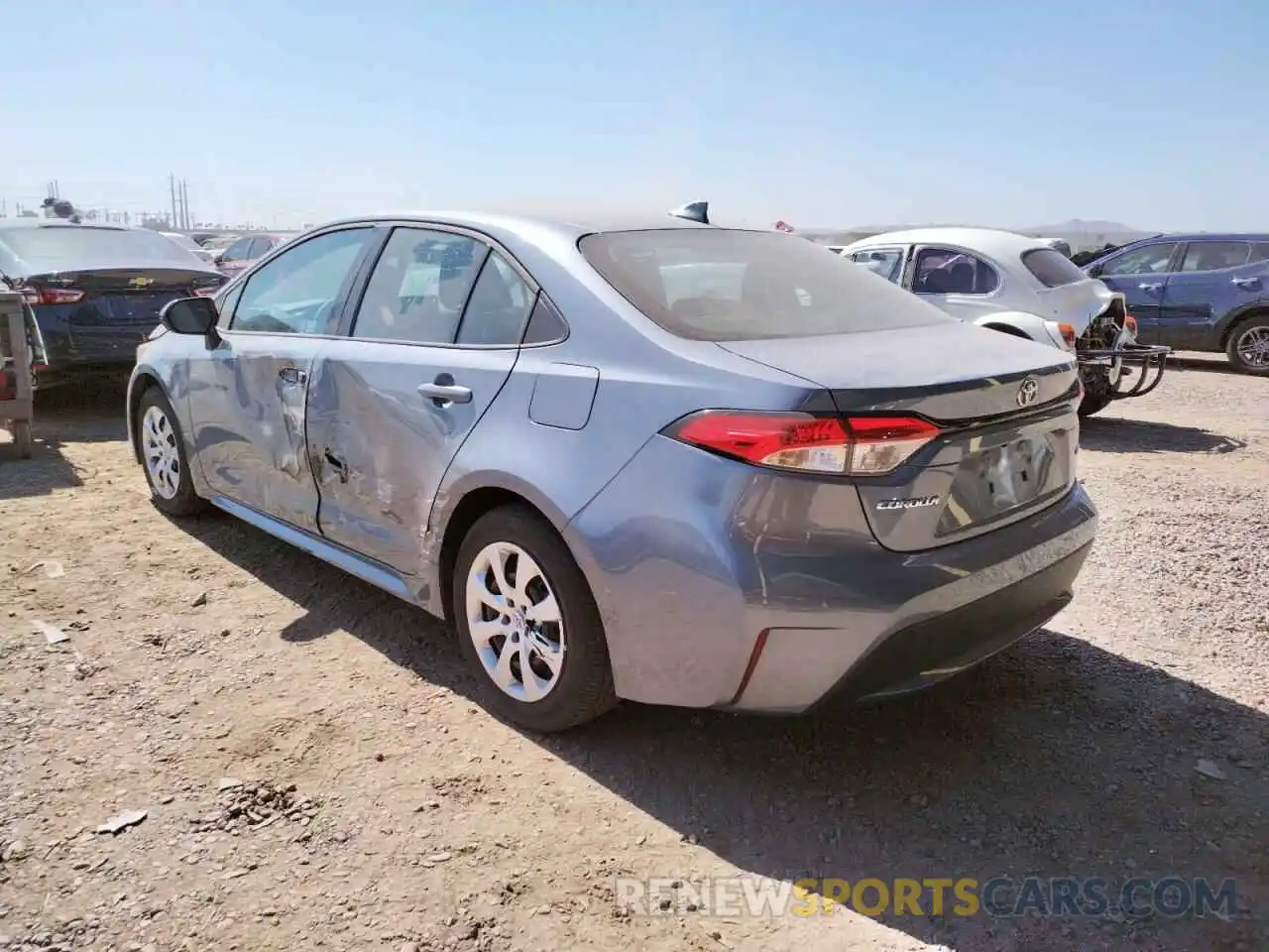 3 Photograph of a damaged car 5YFEPMAE5MP175682 TOYOTA COROLLA 2021