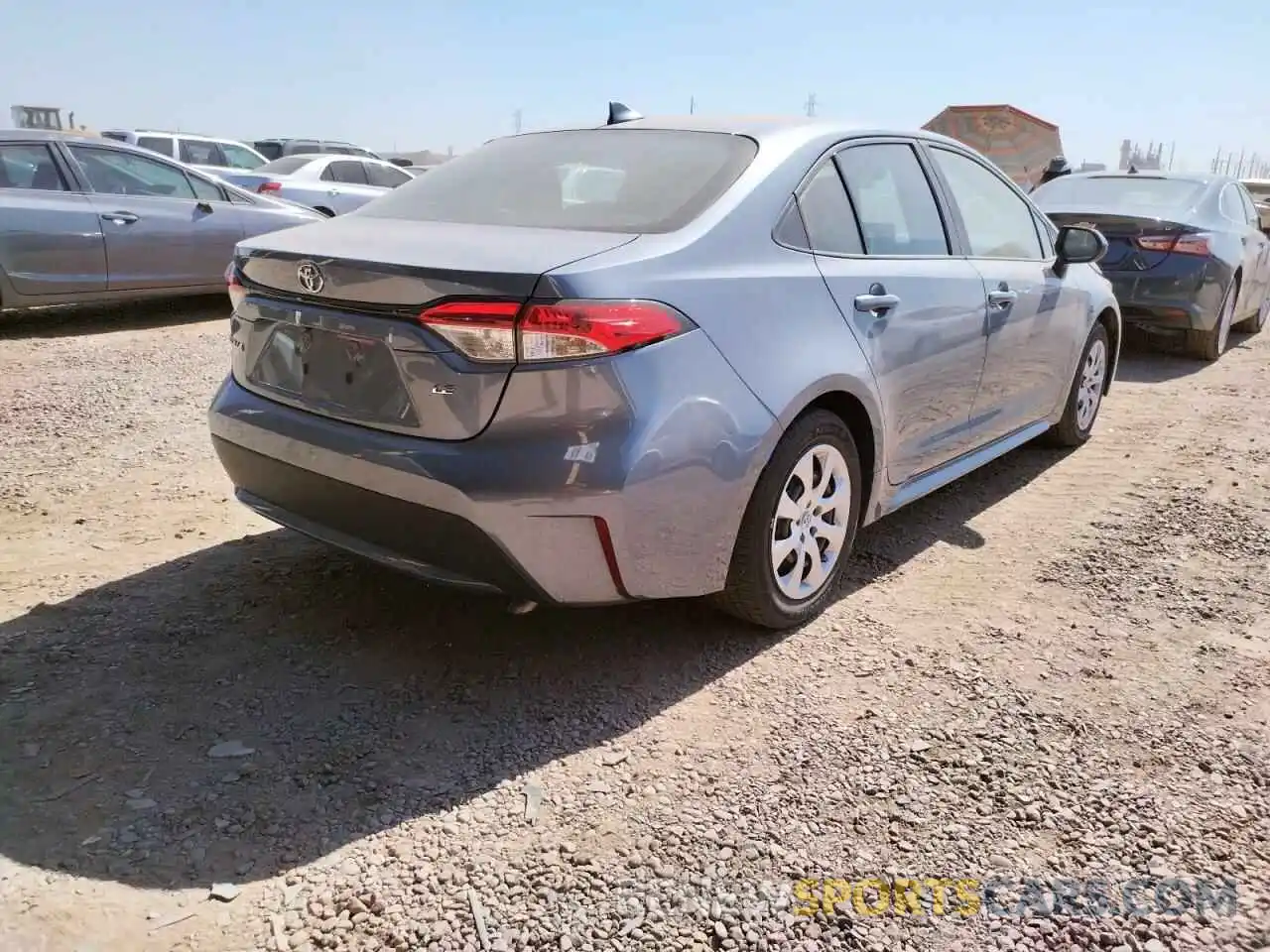 4 Photograph of a damaged car 5YFEPMAE5MP175682 TOYOTA COROLLA 2021