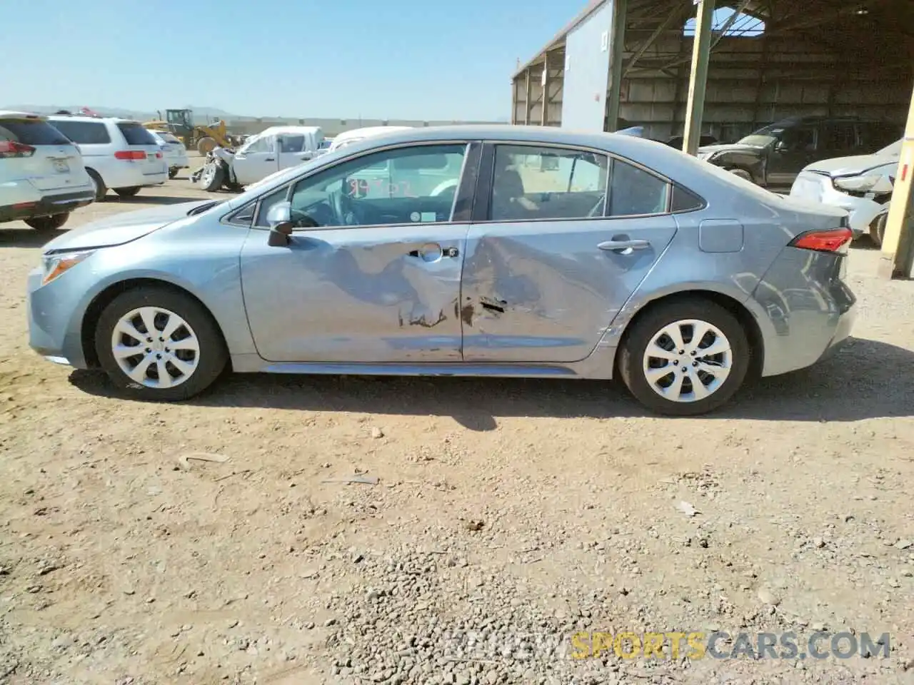 9 Photograph of a damaged car 5YFEPMAE5MP175682 TOYOTA COROLLA 2021