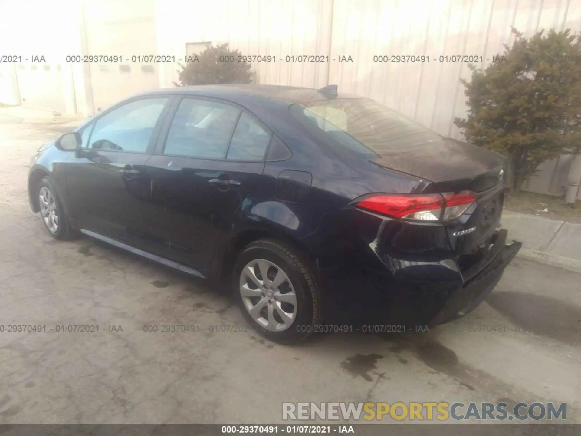 3 Photograph of a damaged car 5YFEPMAE5MP175780 TOYOTA COROLLA 2021