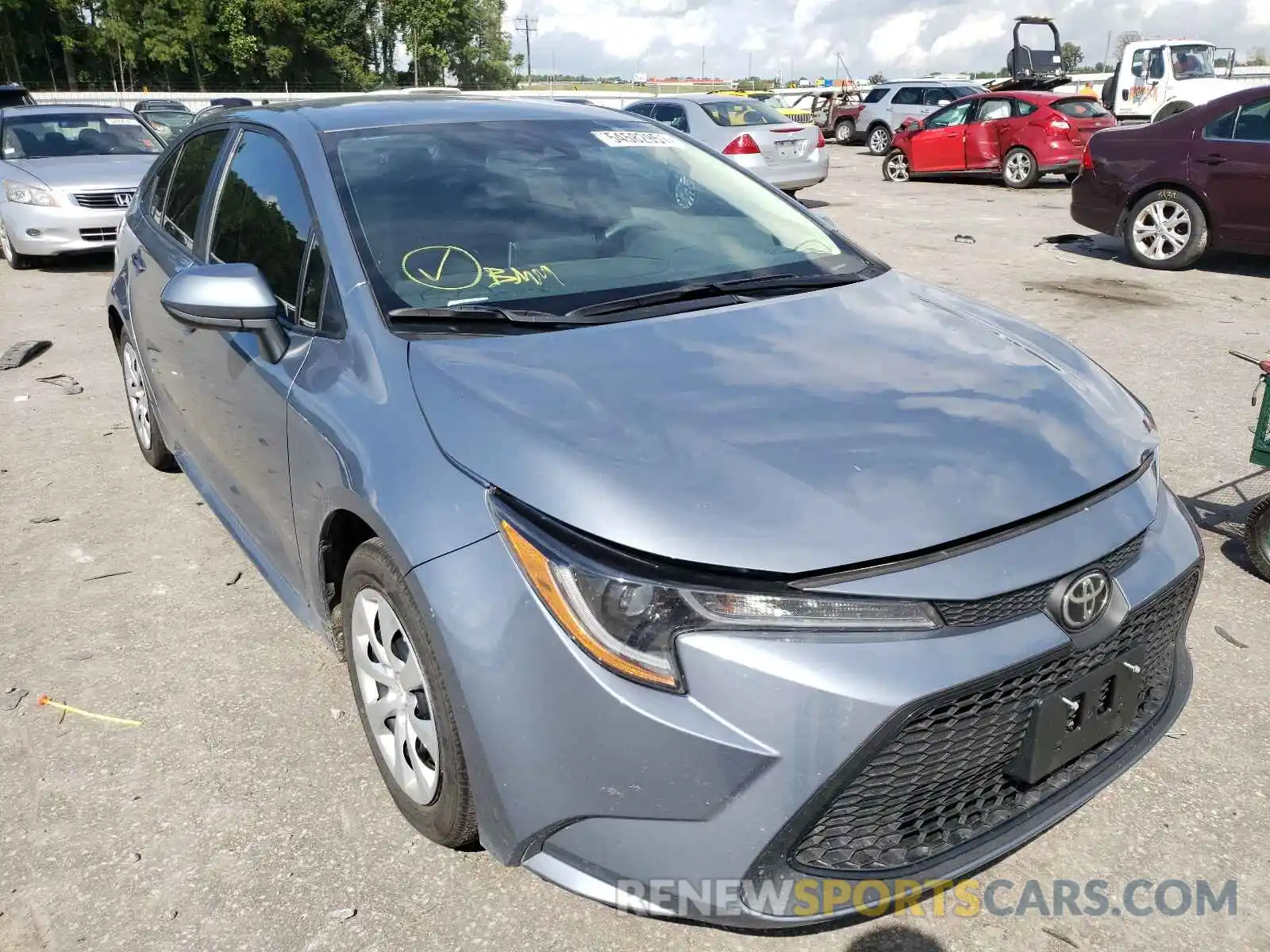 1 Photograph of a damaged car 5YFEPMAE5MP176167 TOYOTA COROLLA 2021