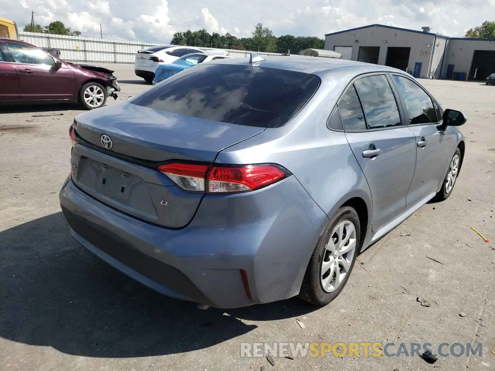 4 Photograph of a damaged car 5YFEPMAE5MP176167 TOYOTA COROLLA 2021