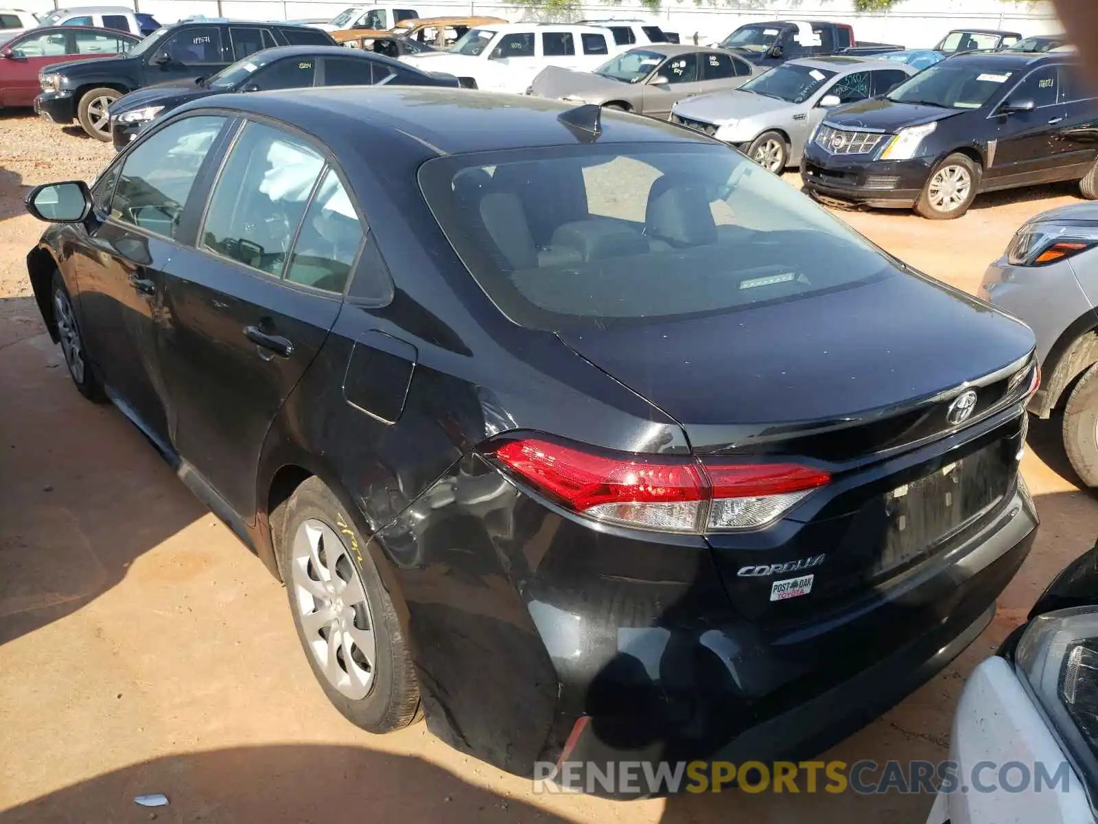 3 Photograph of a damaged car 5YFEPMAE5MP176363 TOYOTA COROLLA 2021