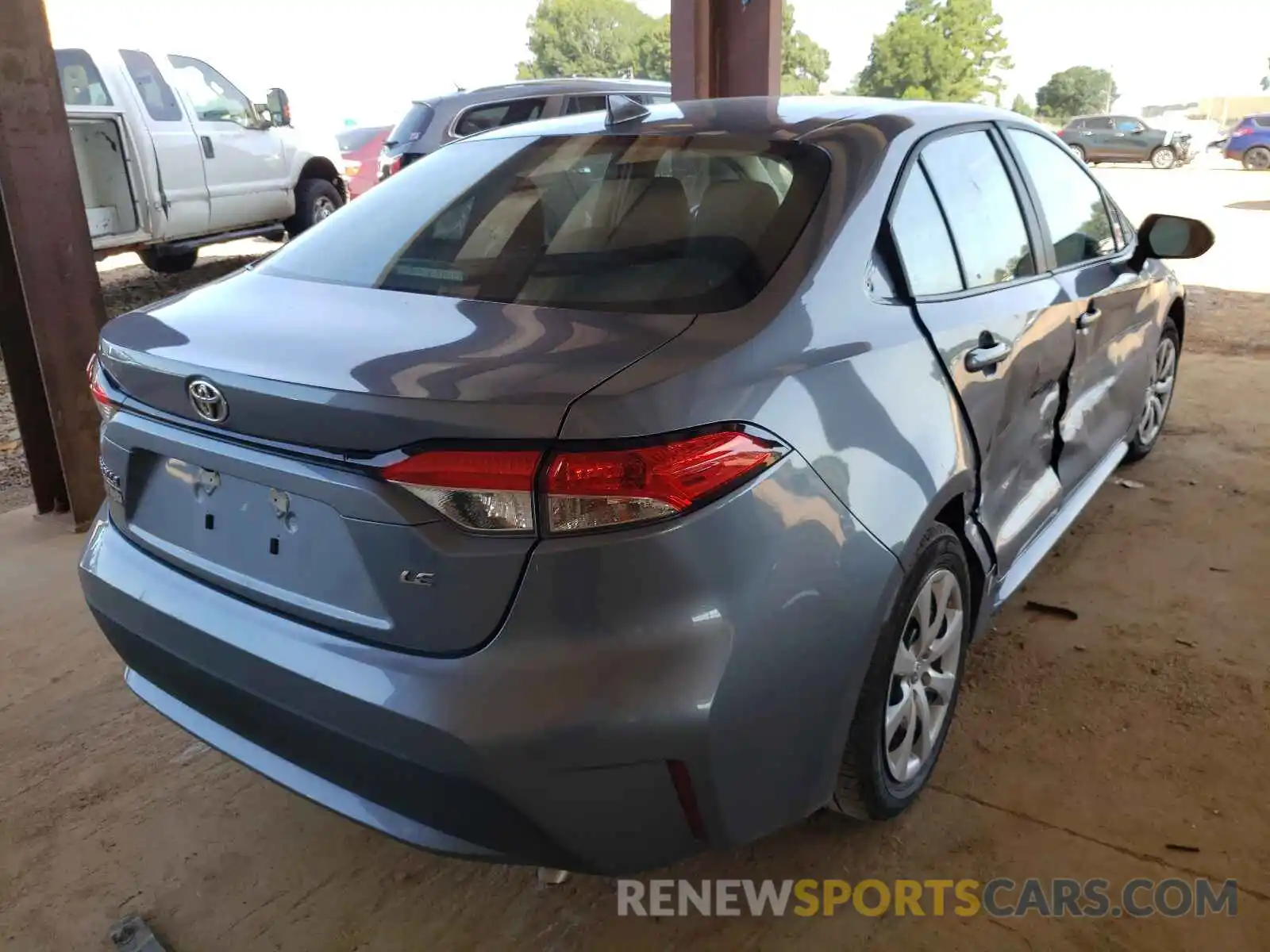 4 Photograph of a damaged car 5YFEPMAE5MP177142 TOYOTA COROLLA 2021