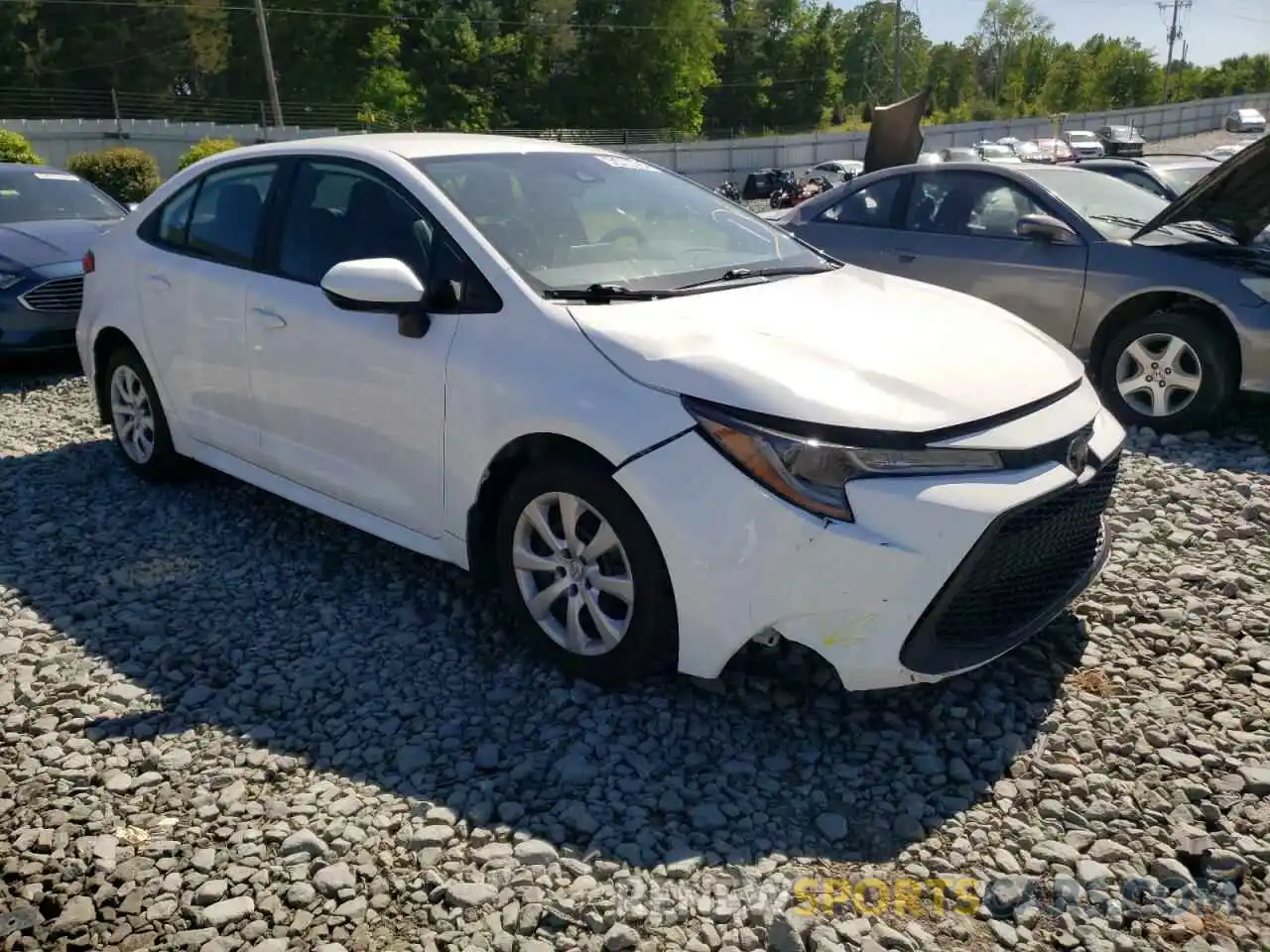 1 Photograph of a damaged car 5YFEPMAE5MP177187 TOYOTA COROLLA 2021