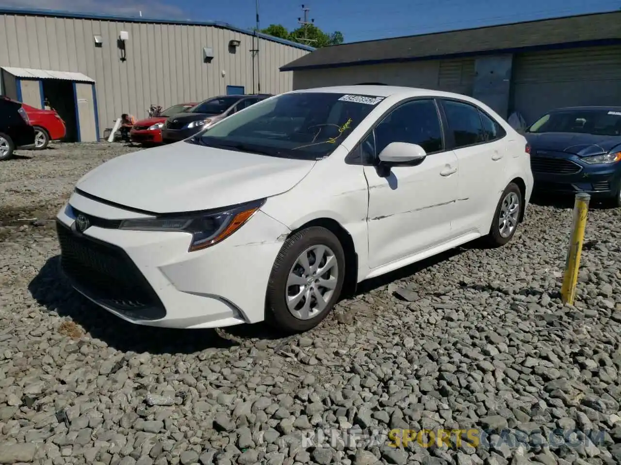 2 Photograph of a damaged car 5YFEPMAE5MP177187 TOYOTA COROLLA 2021