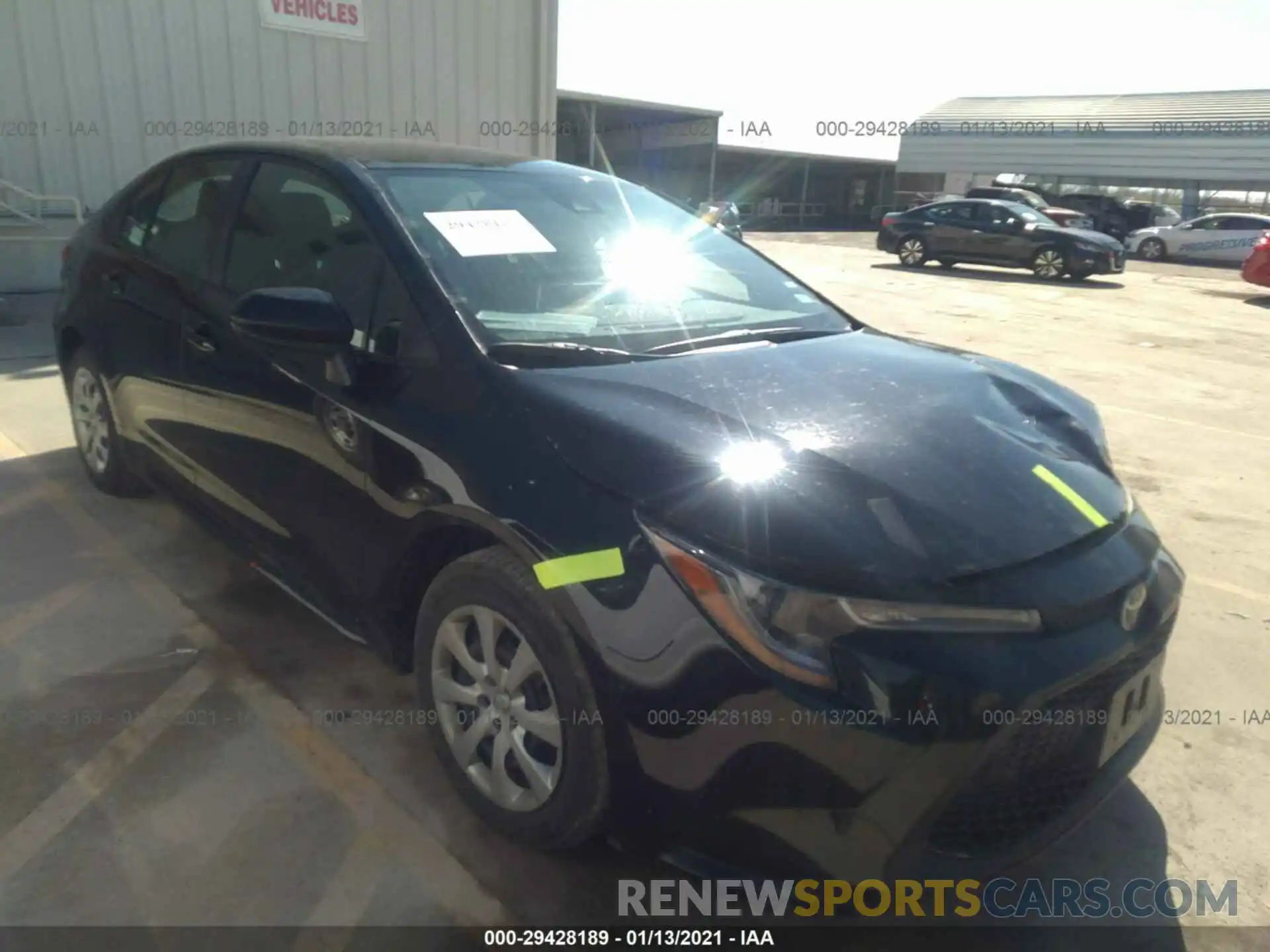 1 Photograph of a damaged car 5YFEPMAE5MP178307 TOYOTA COROLLA 2021