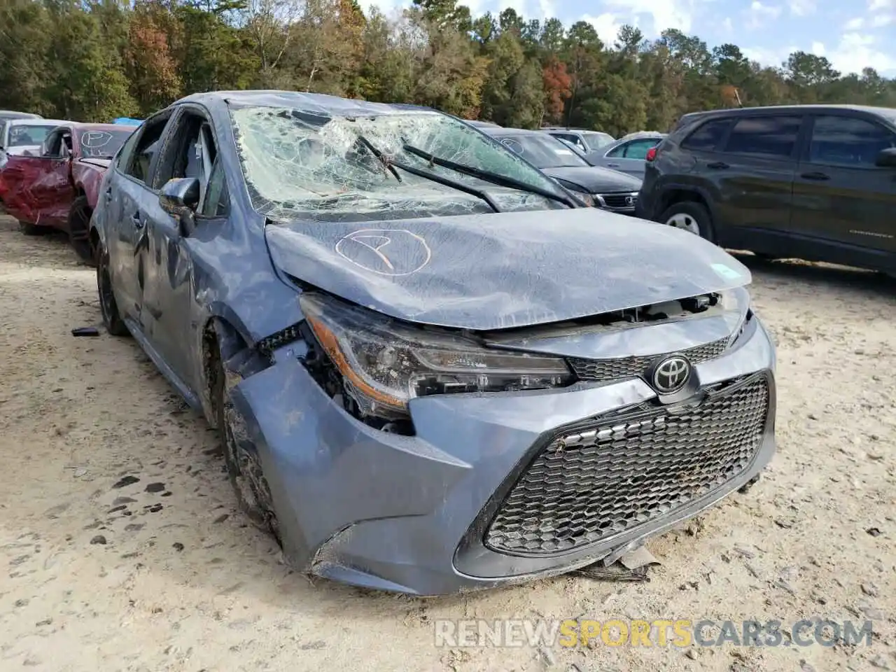 1 Photograph of a damaged car 5YFEPMAE5MP178629 TOYOTA COROLLA 2021