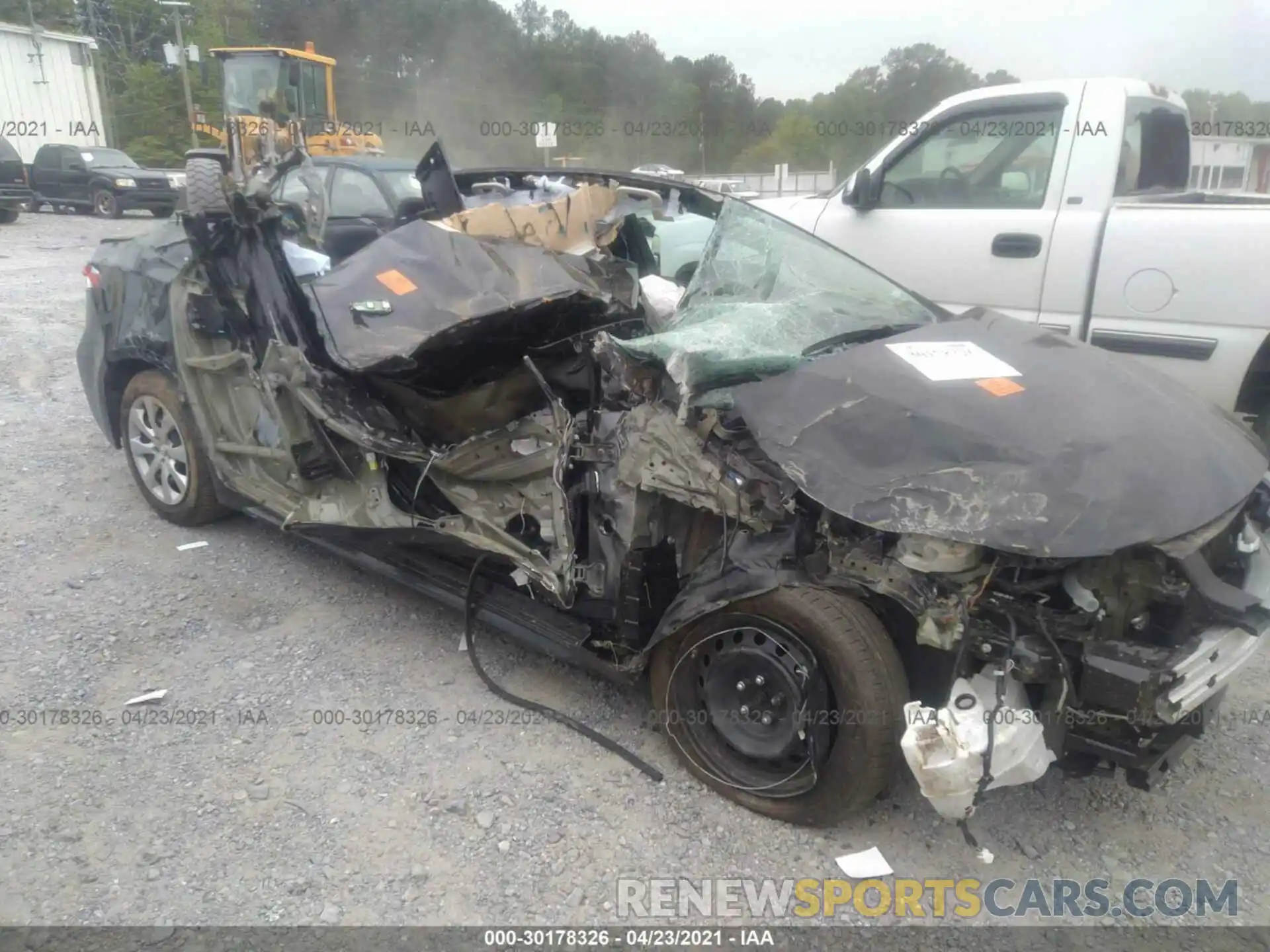 6 Photograph of a damaged car 5YFEPMAE5MP178937 TOYOTA COROLLA 2021