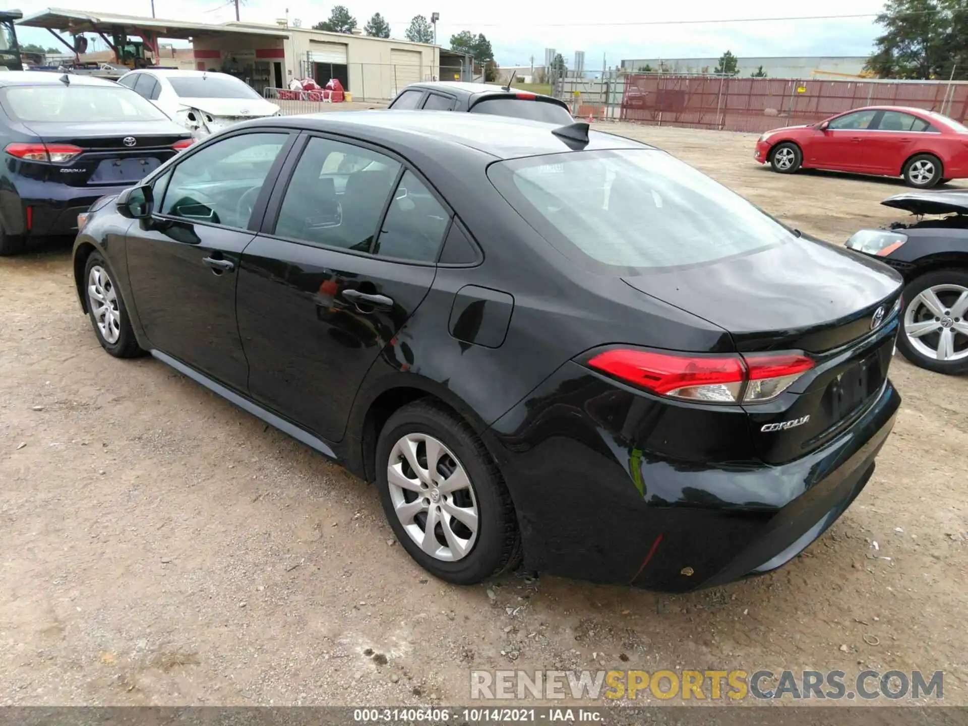 3 Photograph of a damaged car 5YFEPMAE5MP179702 TOYOTA COROLLA 2021