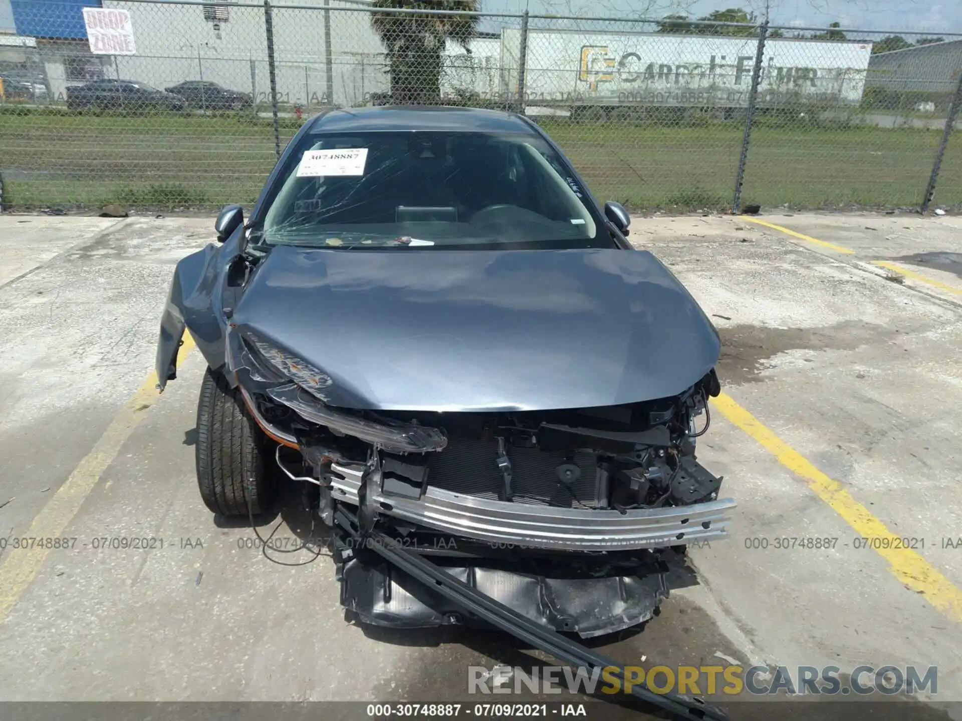 6 Photograph of a damaged car 5YFEPMAE5MP180137 TOYOTA COROLLA 2021