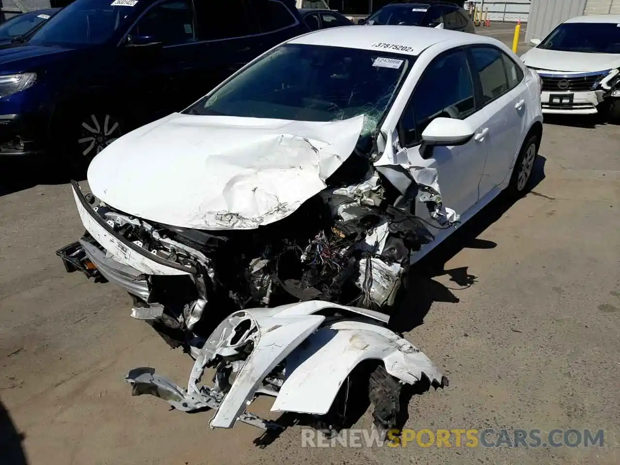 2 Photograph of a damaged car 5YFEPMAE5MP180218 TOYOTA COROLLA 2021