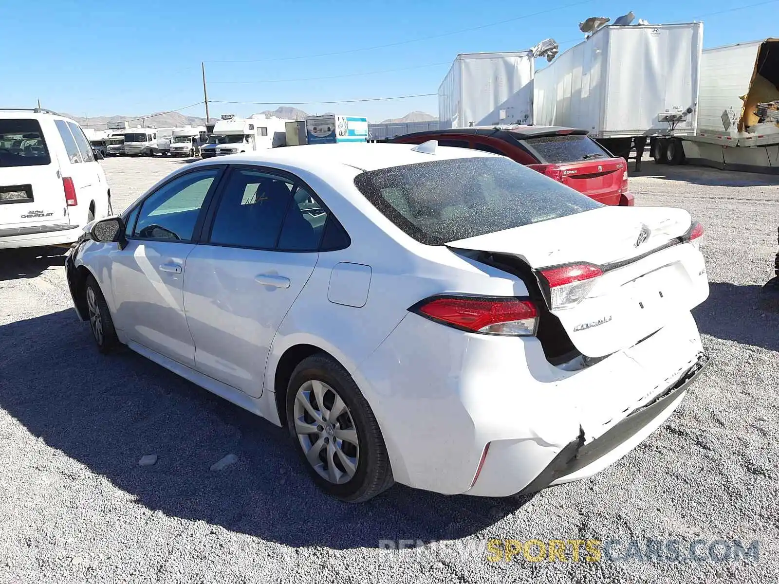 3 Photograph of a damaged car 5YFEPMAE5MP180915 TOYOTA COROLLA 2021