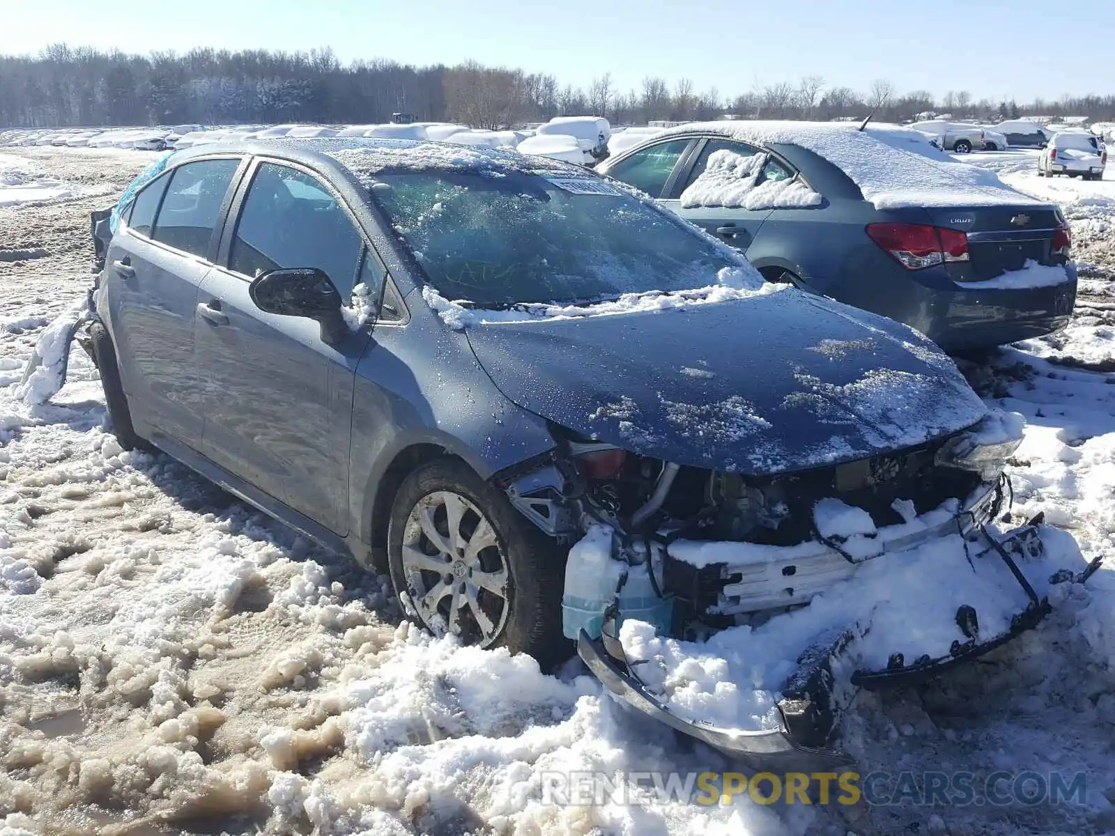 1 Photograph of a damaged car 5YFEPMAE5MP180932 TOYOTA COROLLA 2021