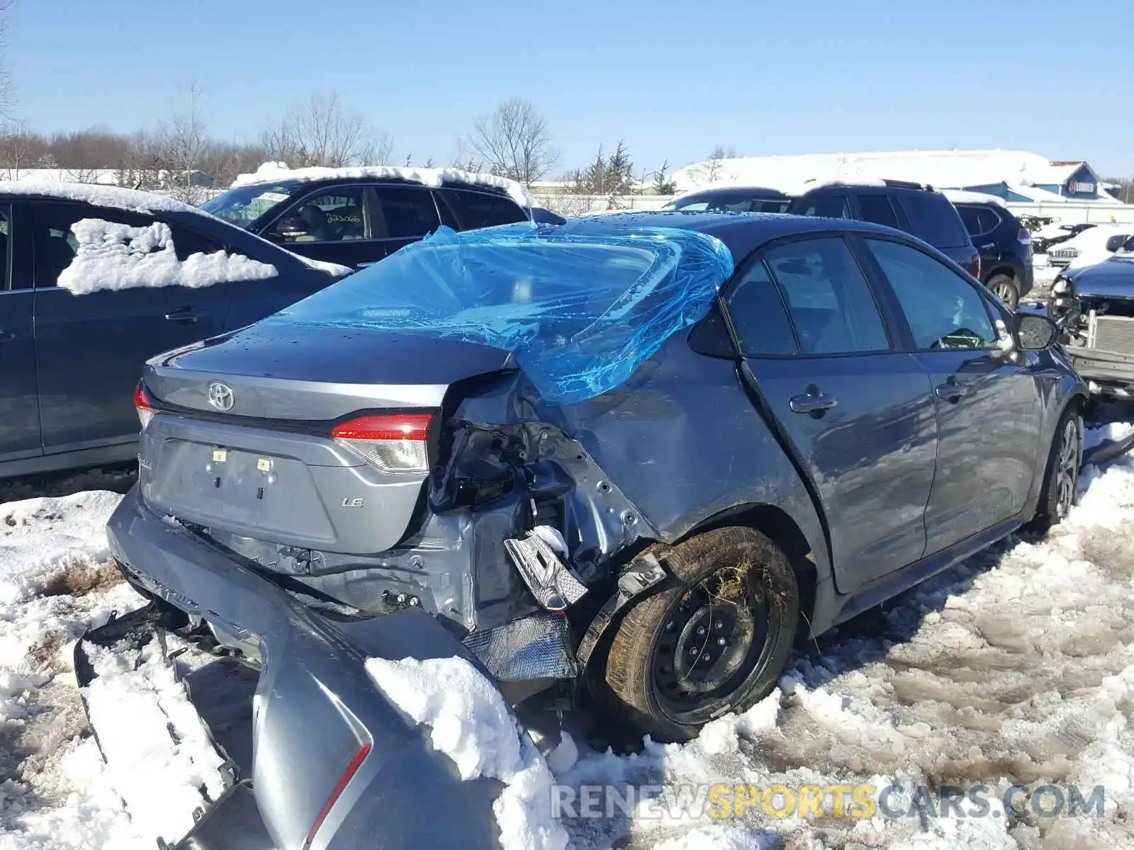 4 Photograph of a damaged car 5YFEPMAE5MP180932 TOYOTA COROLLA 2021