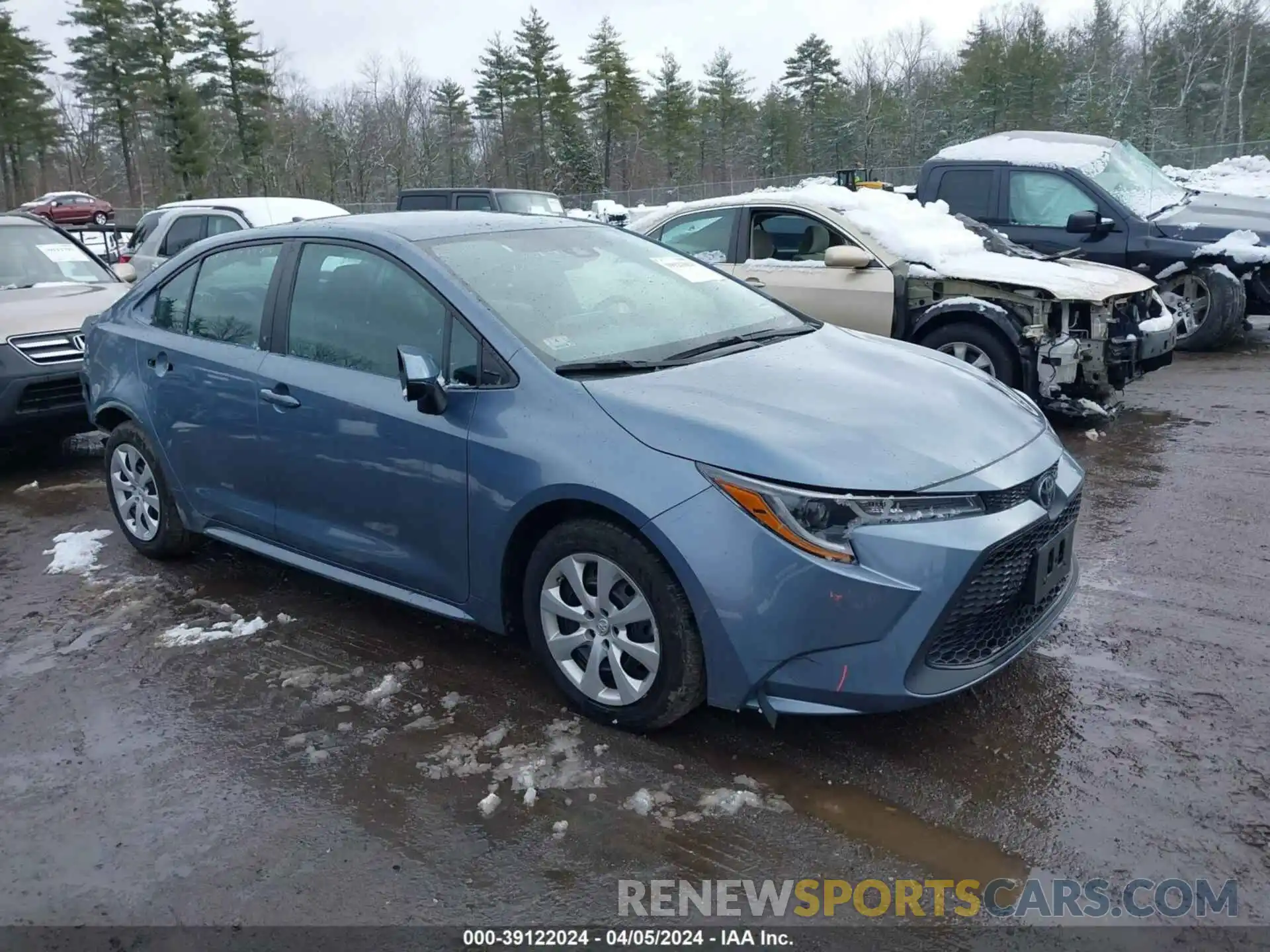 1 Photograph of a damaged car 5YFEPMAE5MP181059 TOYOTA COROLLA 2021