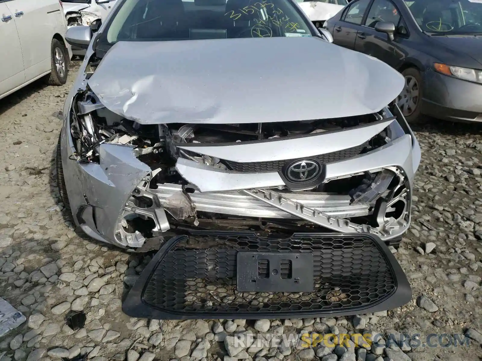 9 Фотография поврежденного автомобиля 5YFEPMAE5MP181109 TOYOTA COROLLA 2021