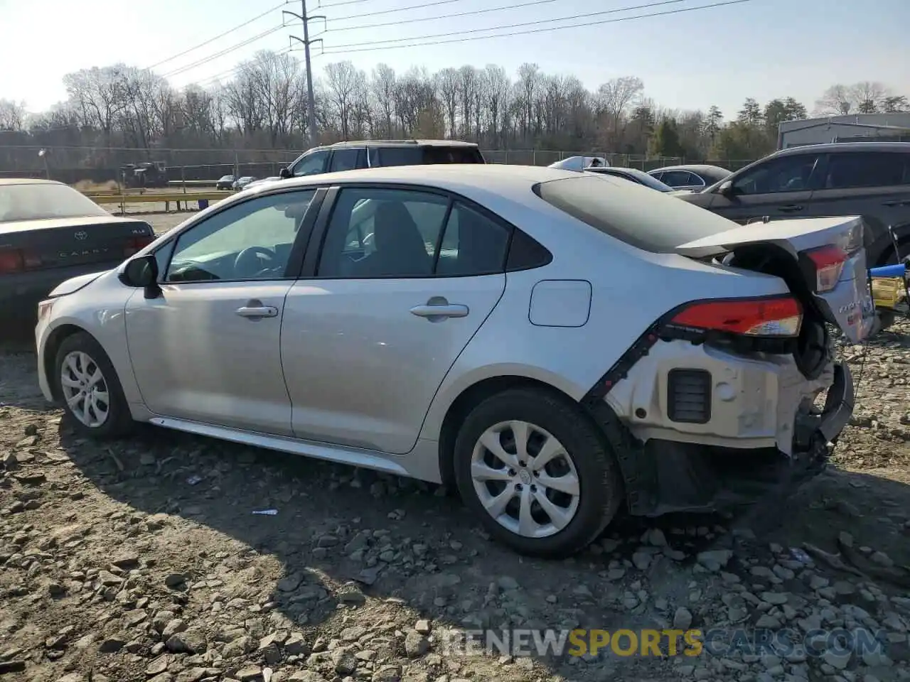 2 Photograph of a damaged car 5YFEPMAE5MP181840 TOYOTA COROLLA 2021