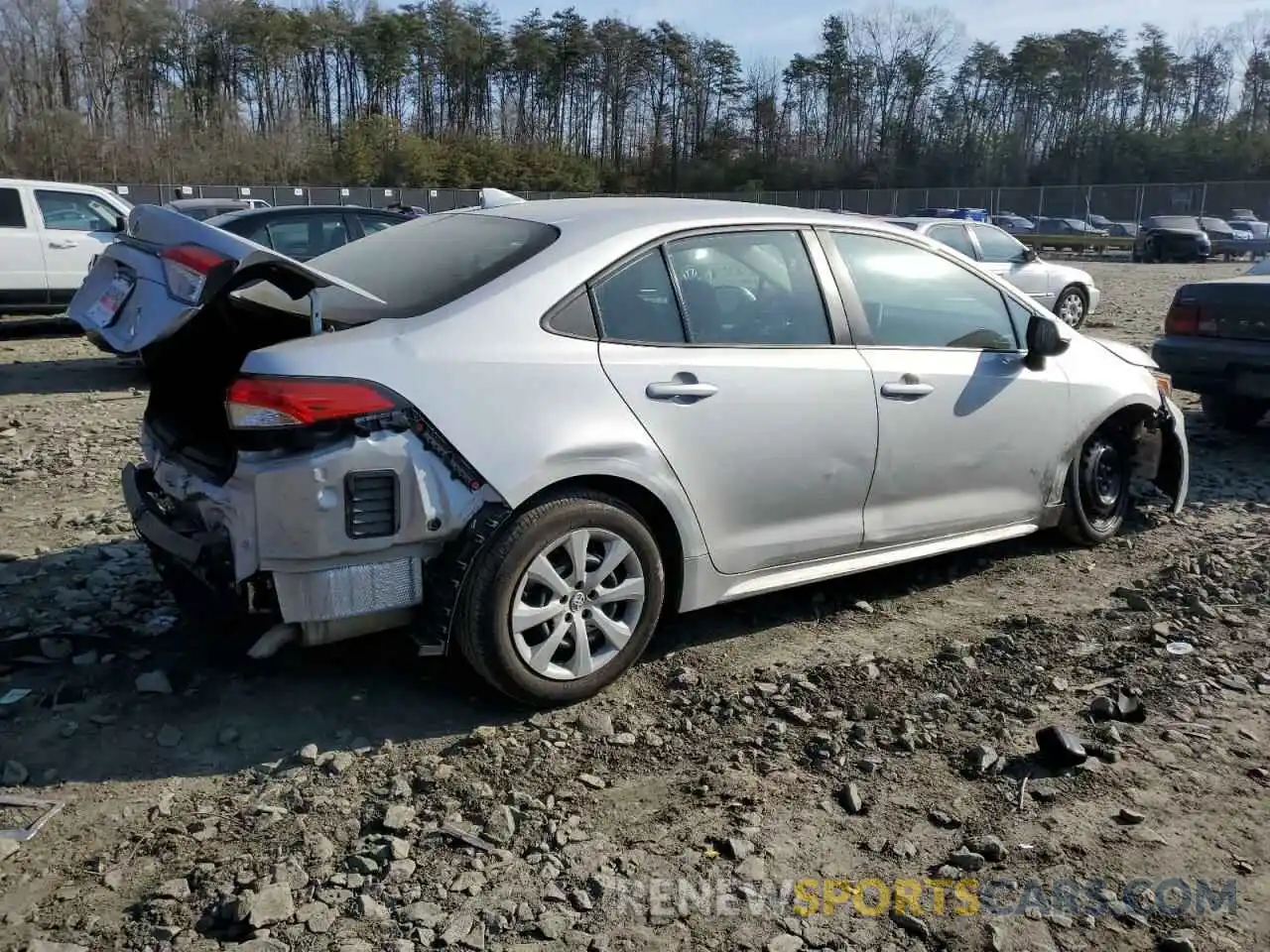 3 Photograph of a damaged car 5YFEPMAE5MP181840 TOYOTA COROLLA 2021