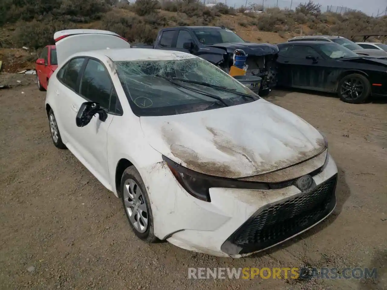 1 Photograph of a damaged car 5YFEPMAE5MP182745 TOYOTA COROLLA 2021