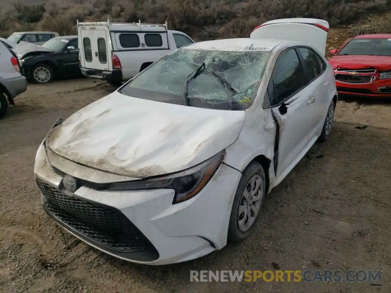 2 Photograph of a damaged car 5YFEPMAE5MP182745 TOYOTA COROLLA 2021