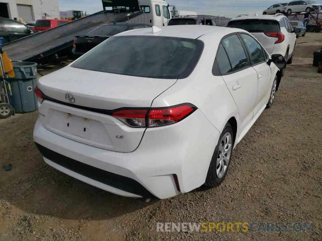 4 Photograph of a damaged car 5YFEPMAE5MP182745 TOYOTA COROLLA 2021