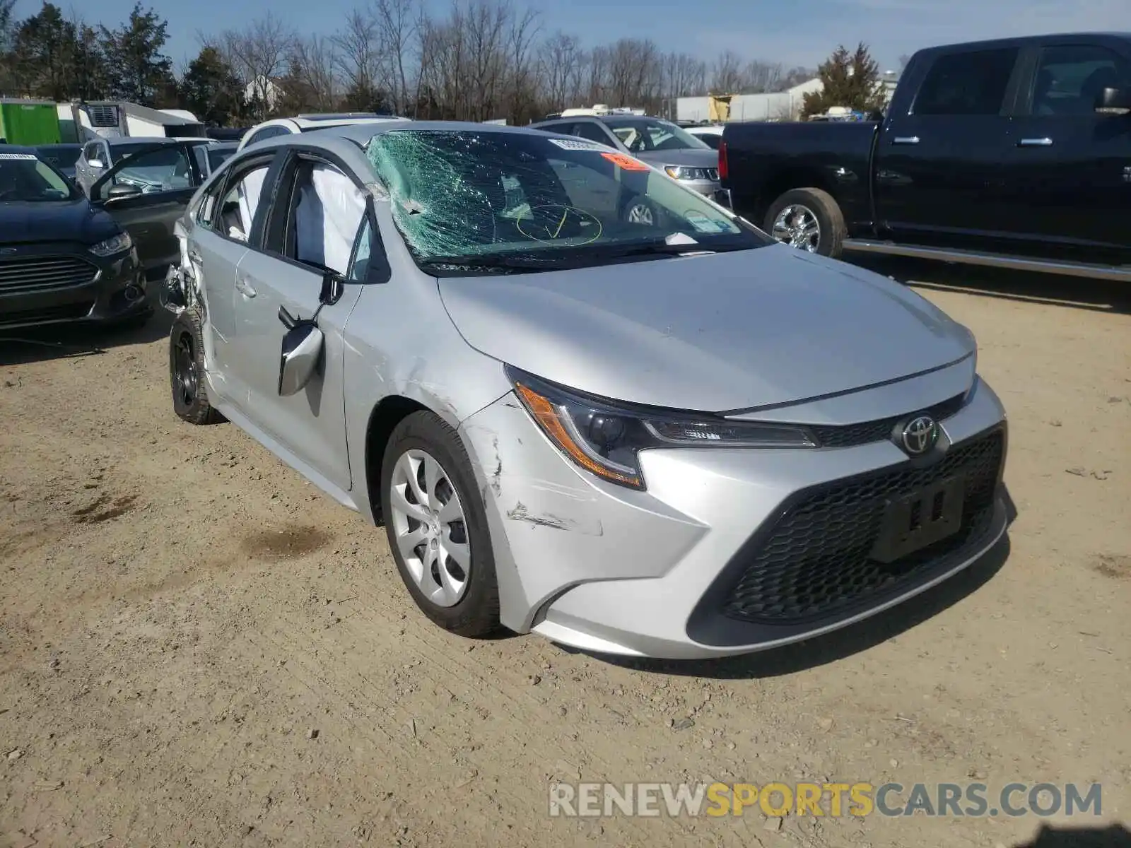 1 Photograph of a damaged car 5YFEPMAE5MP183006 TOYOTA COROLLA 2021