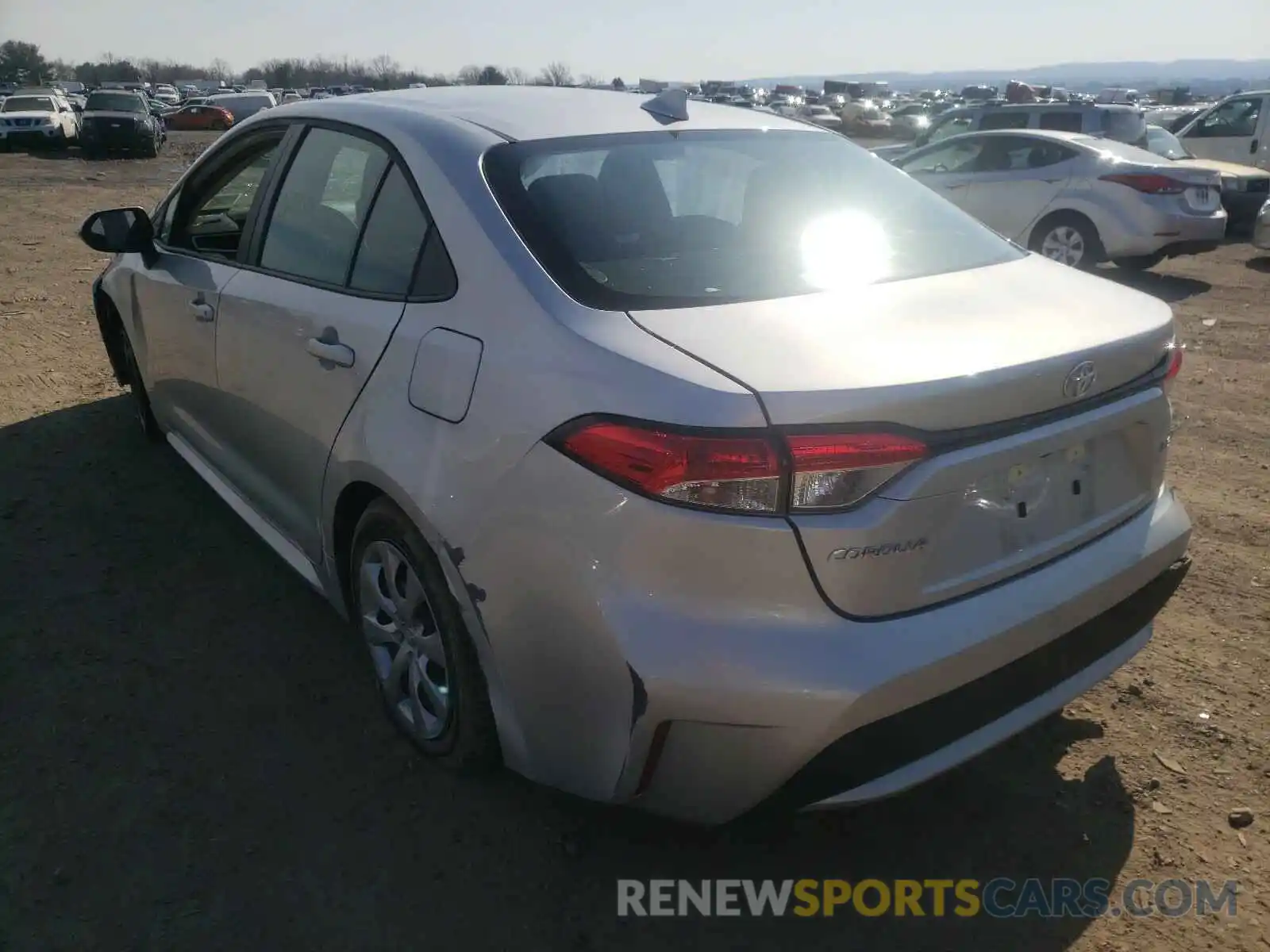 3 Photograph of a damaged car 5YFEPMAE5MP183006 TOYOTA COROLLA 2021