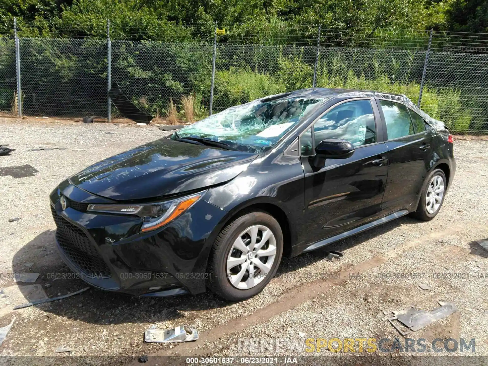 2 Photograph of a damaged car 5YFEPMAE5MP183183 TOYOTA COROLLA 2021