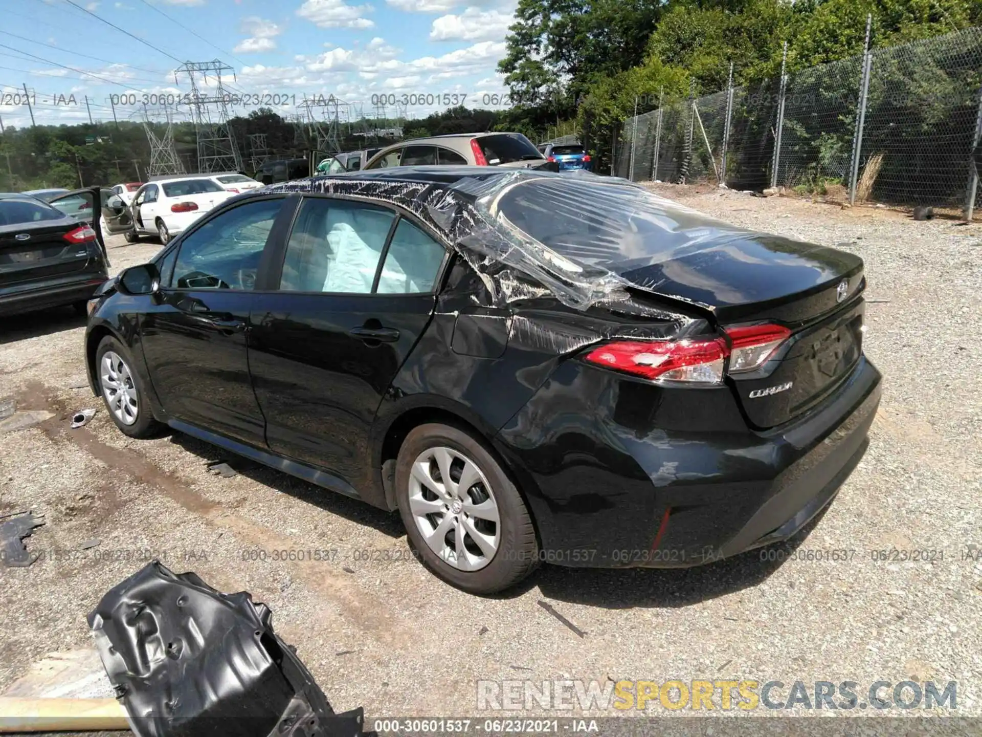 3 Photograph of a damaged car 5YFEPMAE5MP183183 TOYOTA COROLLA 2021