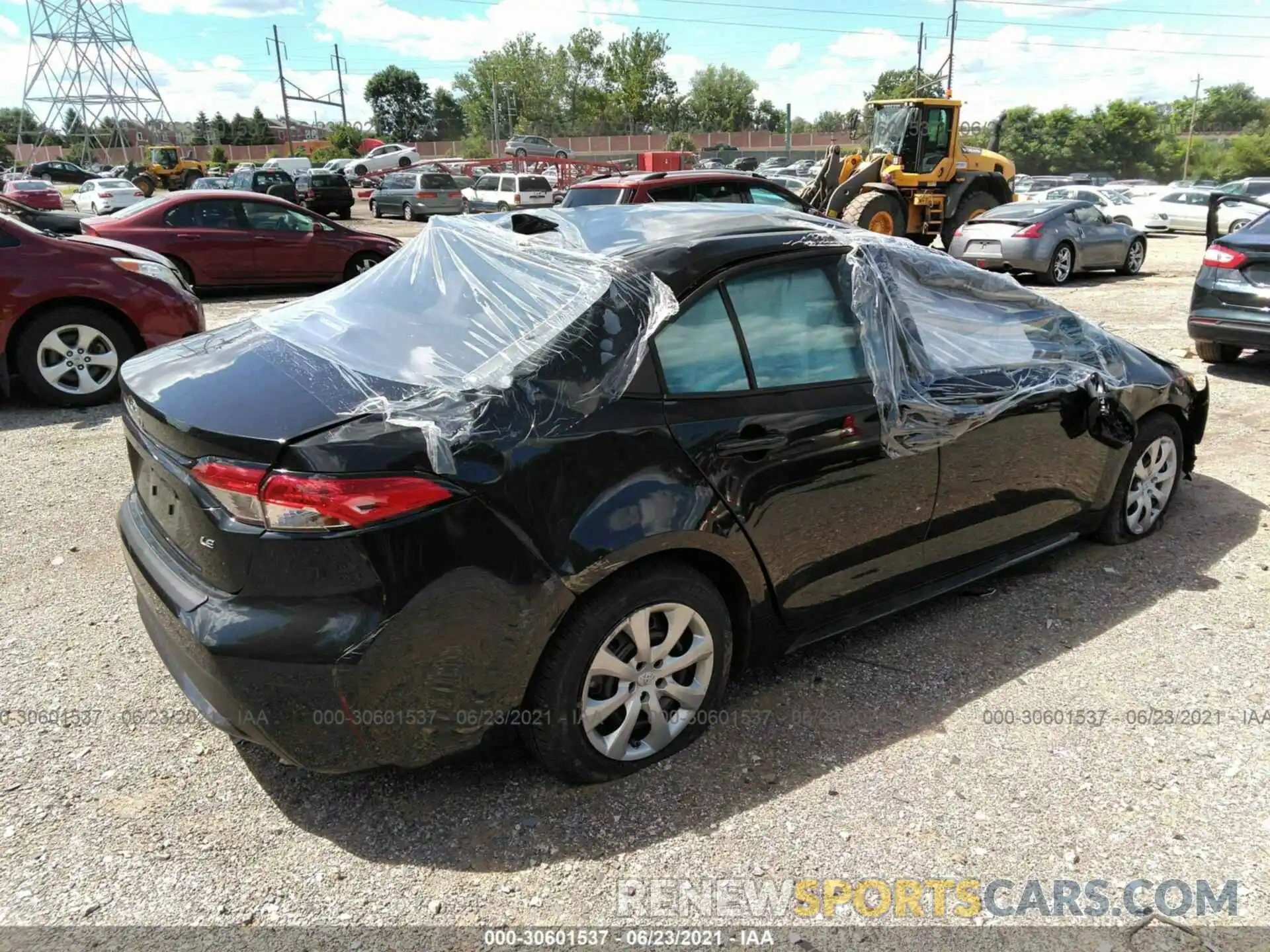 4 Photograph of a damaged car 5YFEPMAE5MP183183 TOYOTA COROLLA 2021