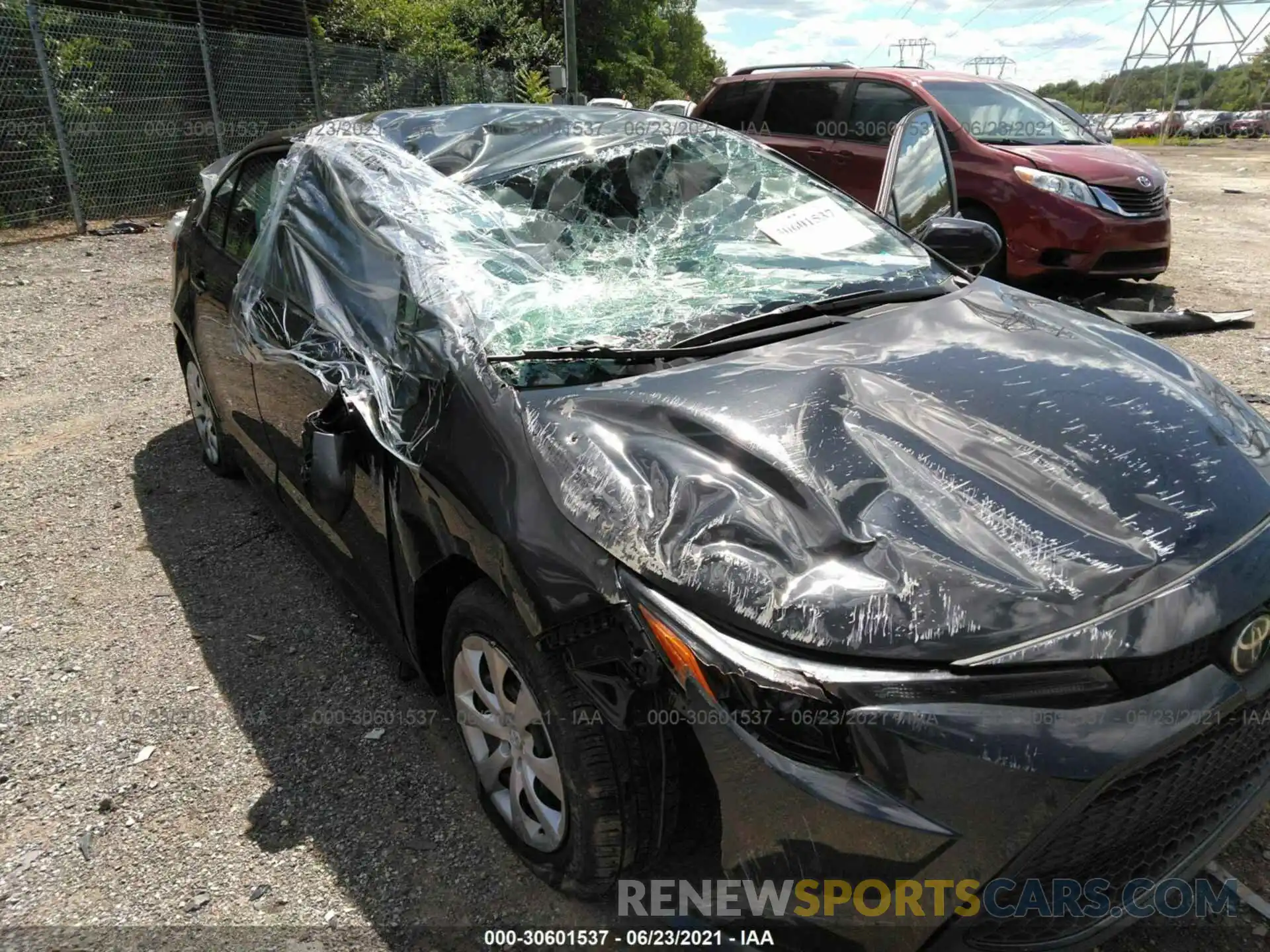 6 Photograph of a damaged car 5YFEPMAE5MP183183 TOYOTA COROLLA 2021