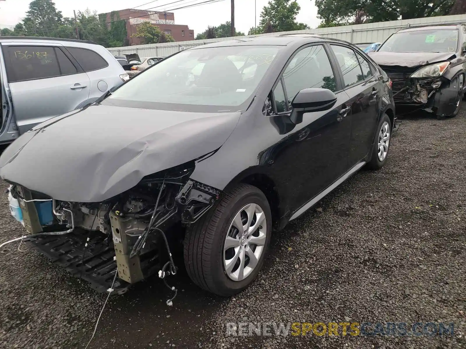 2 Photograph of a damaged car 5YFEPMAE5MP183930 TOYOTA COROLLA 2021