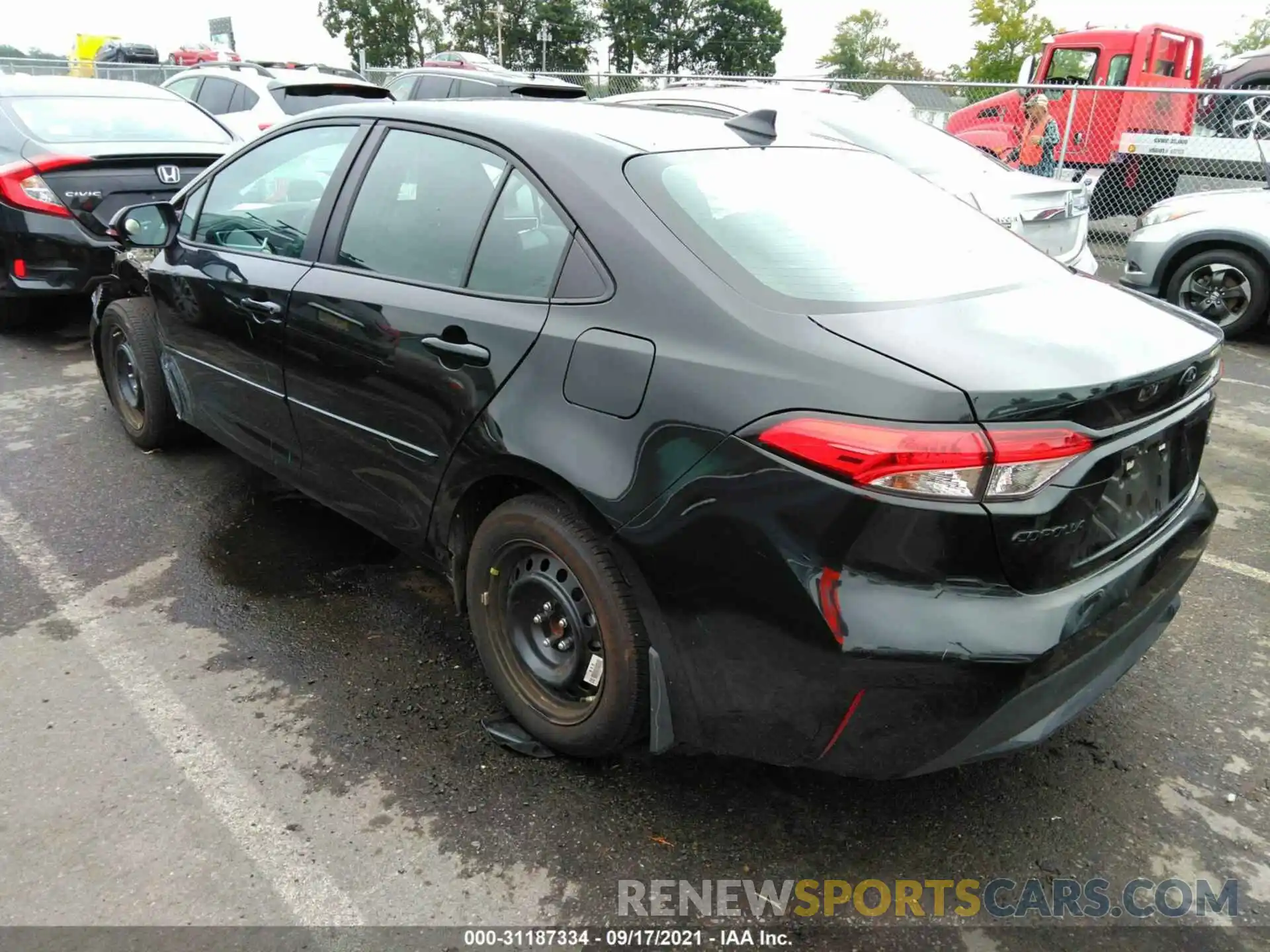 3 Photograph of a damaged car 5YFEPMAE5MP184088 TOYOTA COROLLA 2021