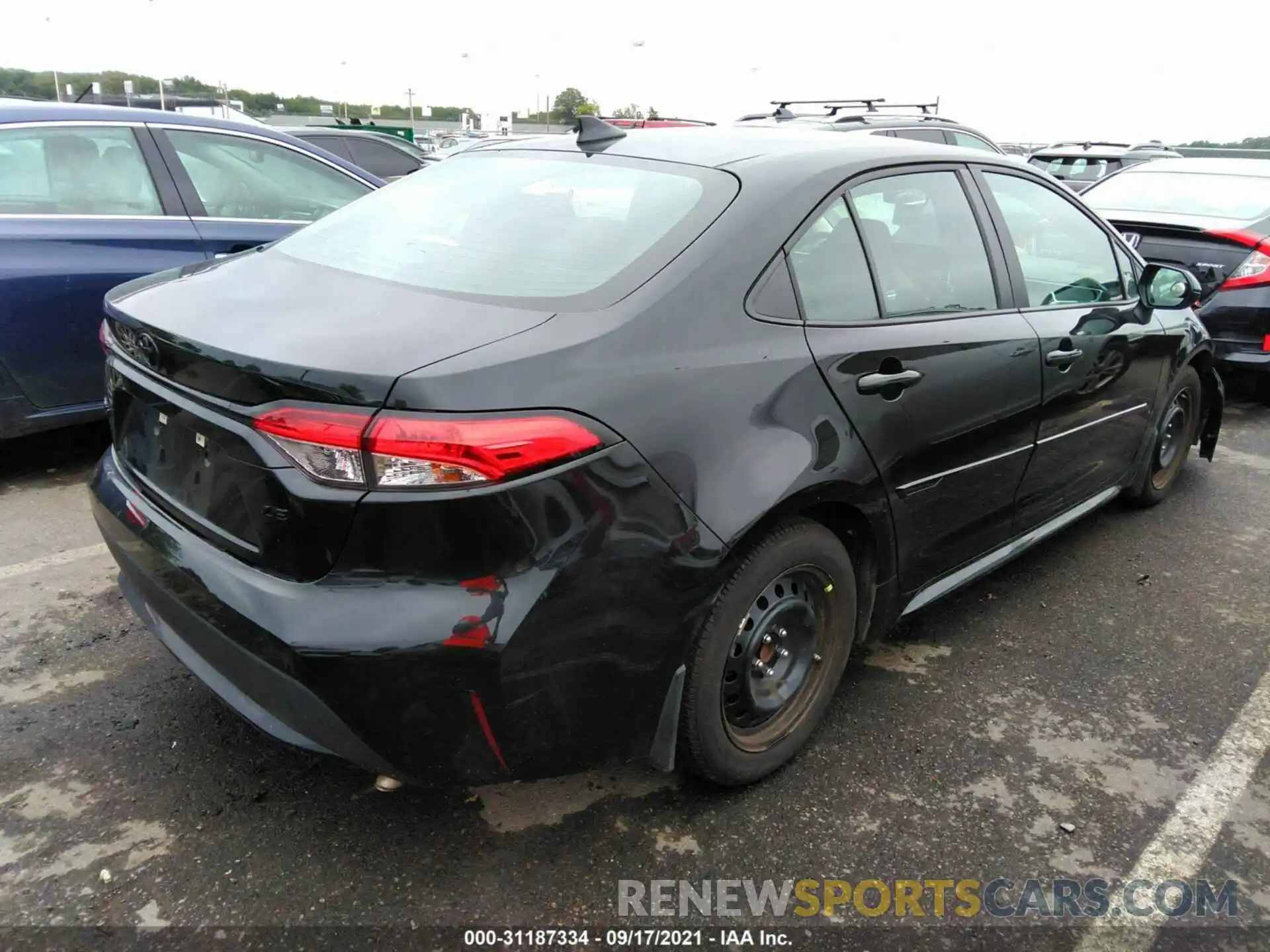 4 Photograph of a damaged car 5YFEPMAE5MP184088 TOYOTA COROLLA 2021