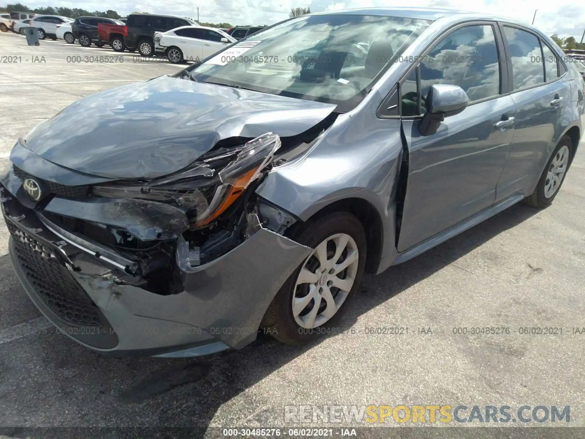 6 Photograph of a damaged car 5YFEPMAE5MP185144 TOYOTA COROLLA 2021