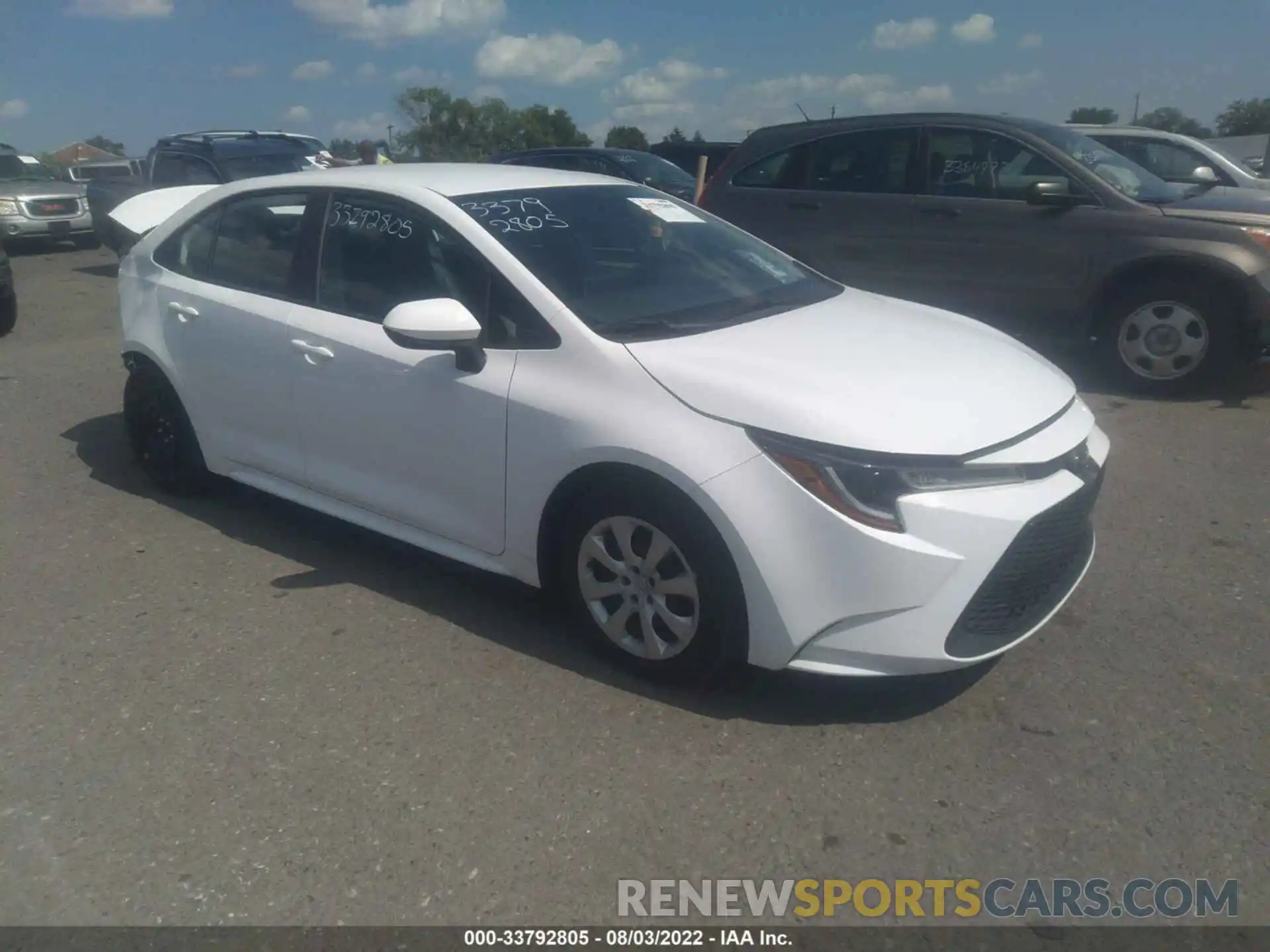 1 Photograph of a damaged car 5YFEPMAE5MP185421 TOYOTA COROLLA 2021