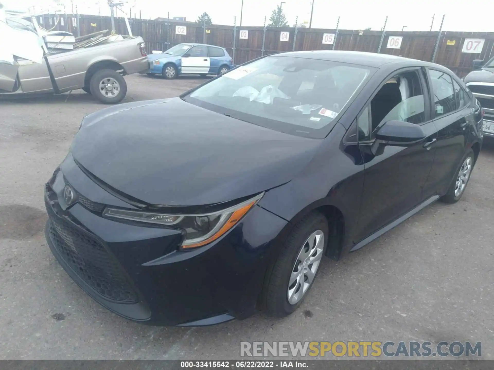 2 Photograph of a damaged car 5YFEPMAE5MP186438 TOYOTA COROLLA 2021